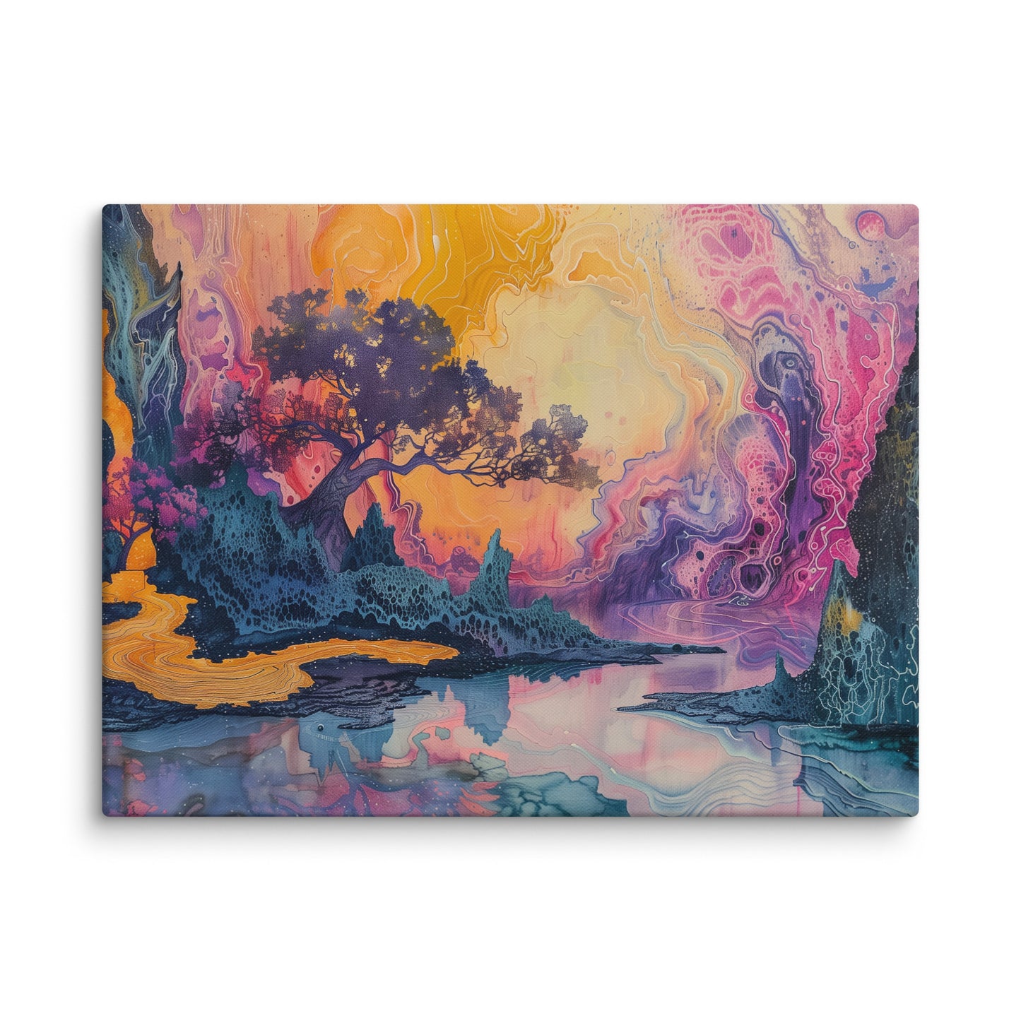 Peinture Art Moderne - Paysage Éthéré Art Virtuoso L