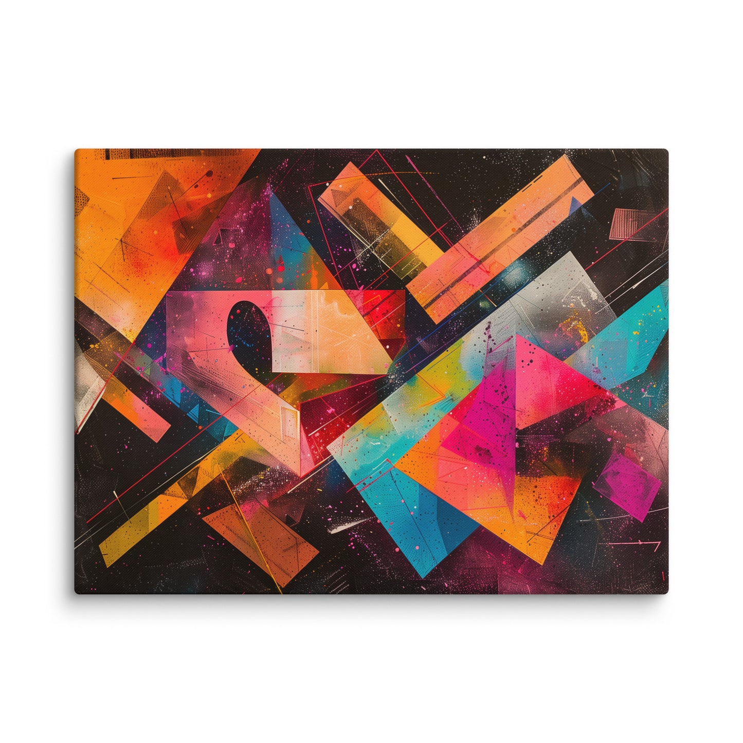 Tableau Abstrait Forme Géométrique - Symphonie Art Virtuoso L