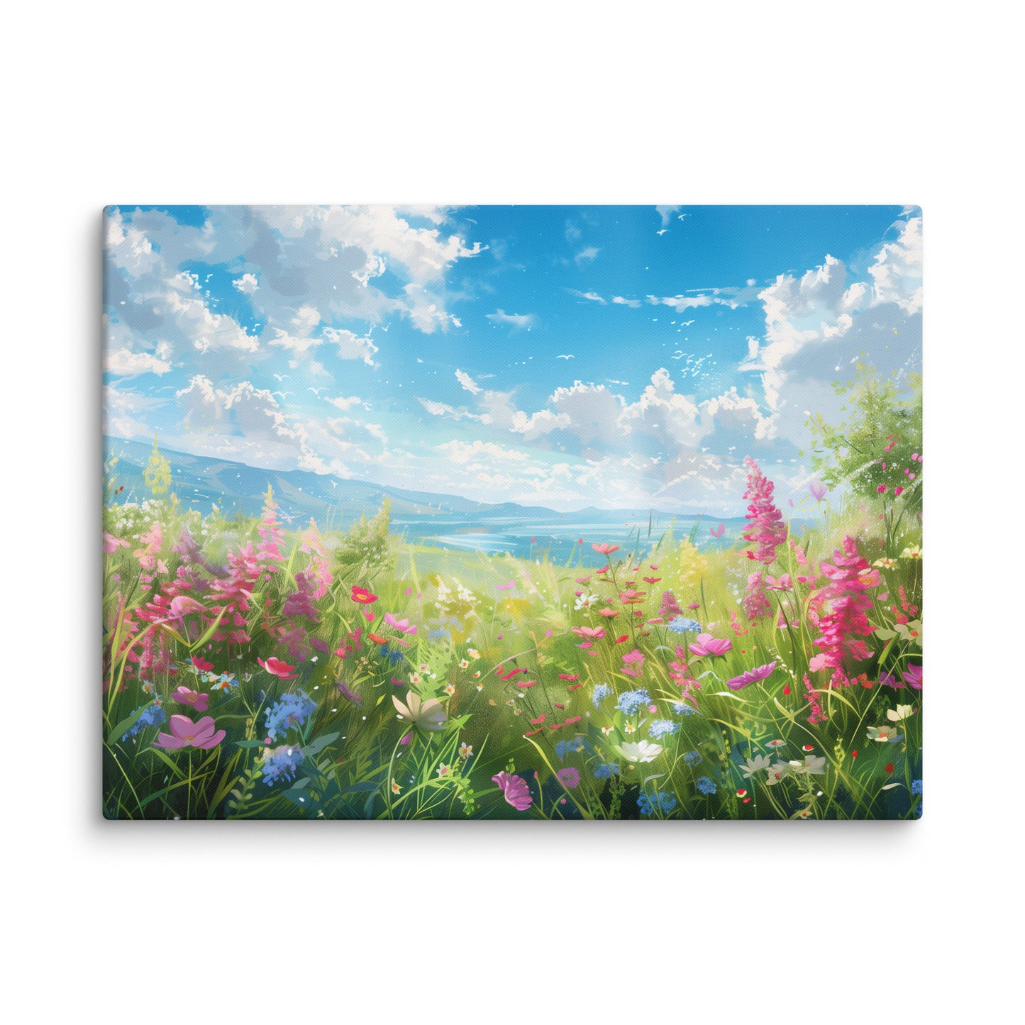 Tableau Du Printemps - Champ de Fleurs Affiches, reproductions et œuvres graphiques Art Virtuoso L