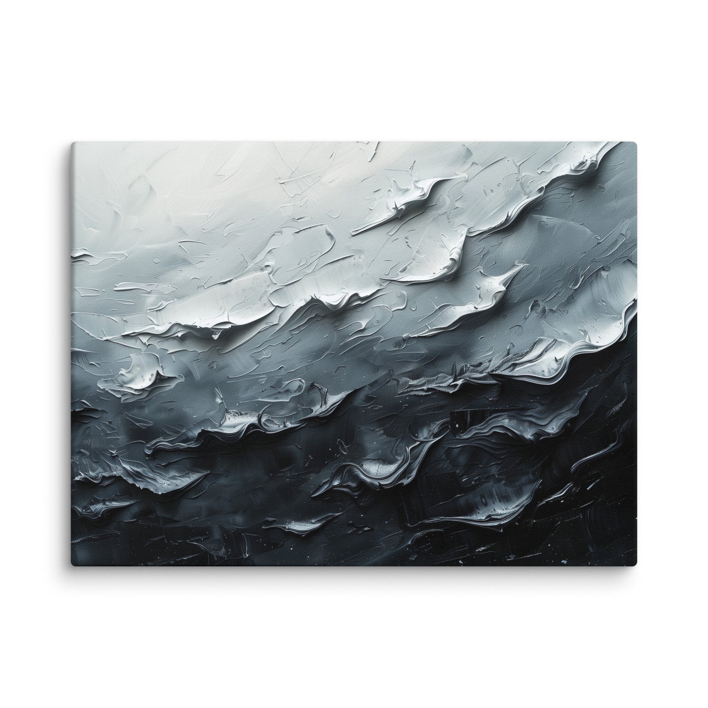 Tableau Peinture Noire - Symphonie Nocturne Affiches, reproductions et œuvres graphiques Art Virtuoso L