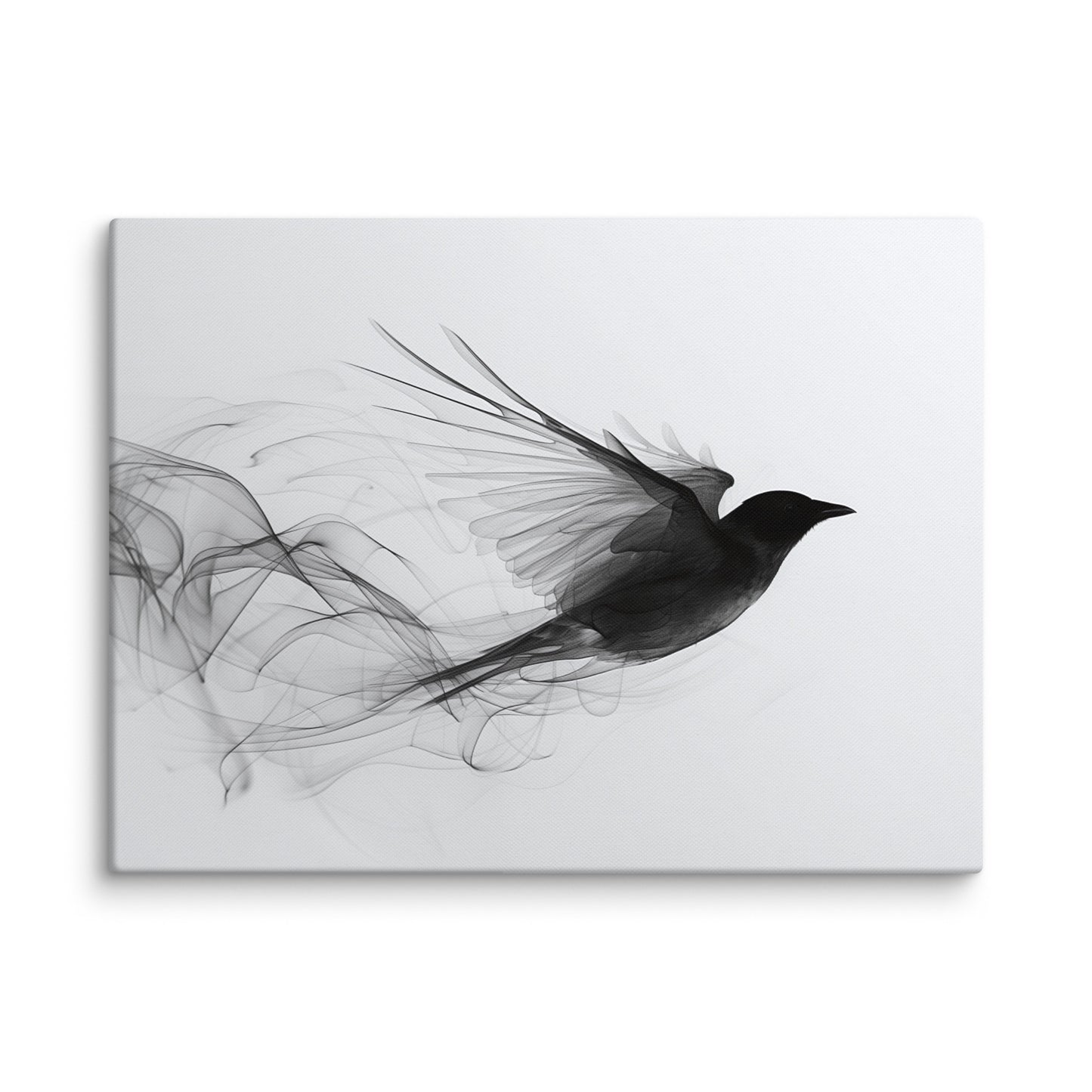 Tableau Simple Noir et Blanc - Oiseau en Vol Affiches, reproductions et œuvres graphiques Art Virtuoso L