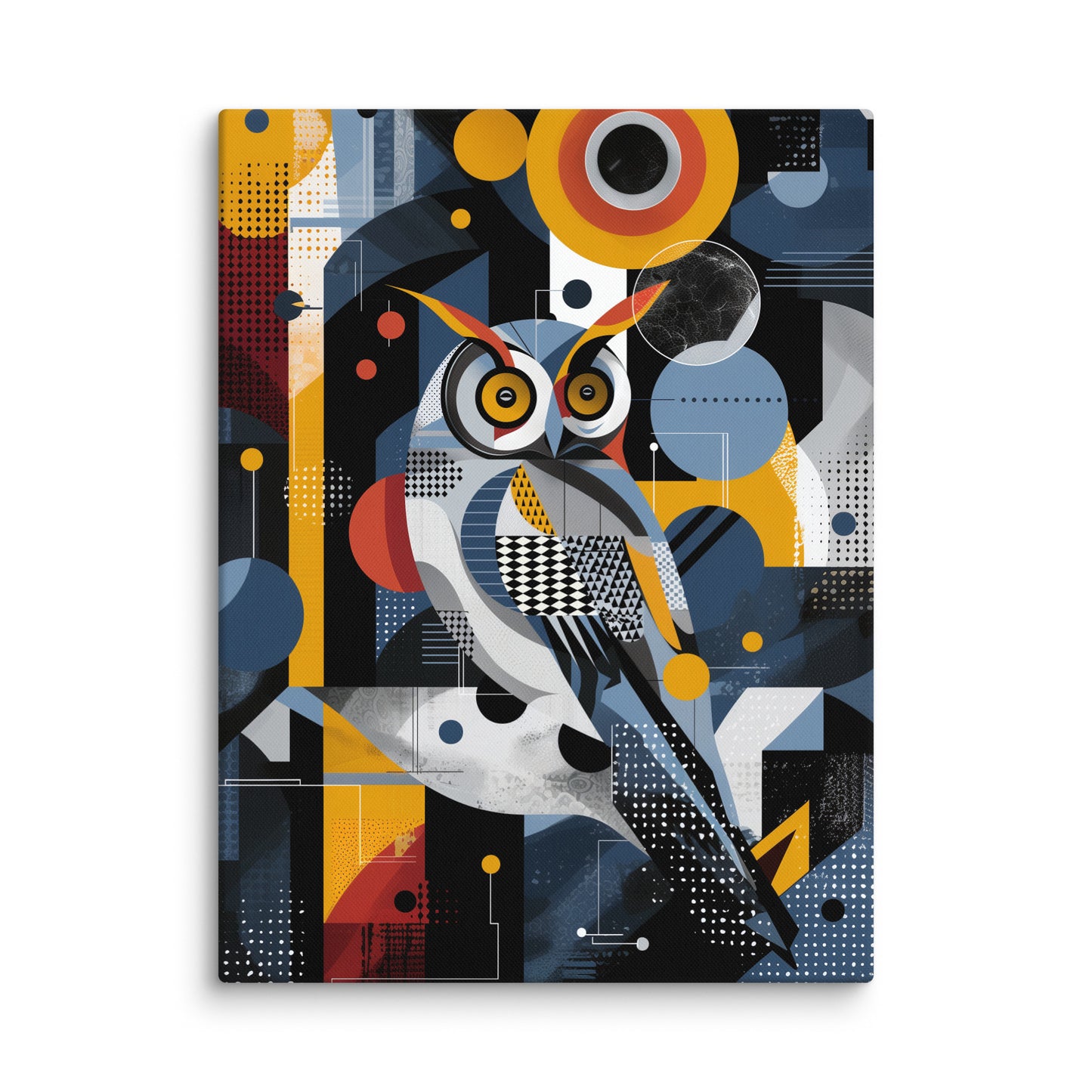 Tableau Chouette Abstraite Affiches, reproductions et œuvres graphiques Art Virtuoso L