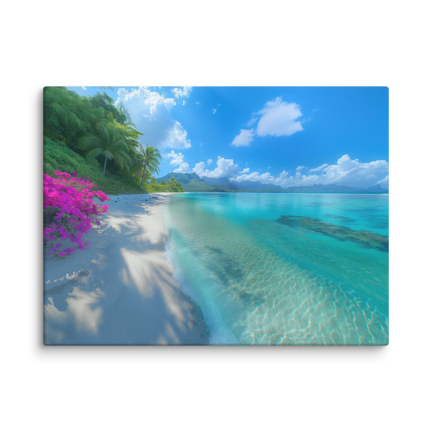 Tableau Tahiti - Plage Tropicale Affiches, reproductions et œuvres graphiques Art Virtuoso L