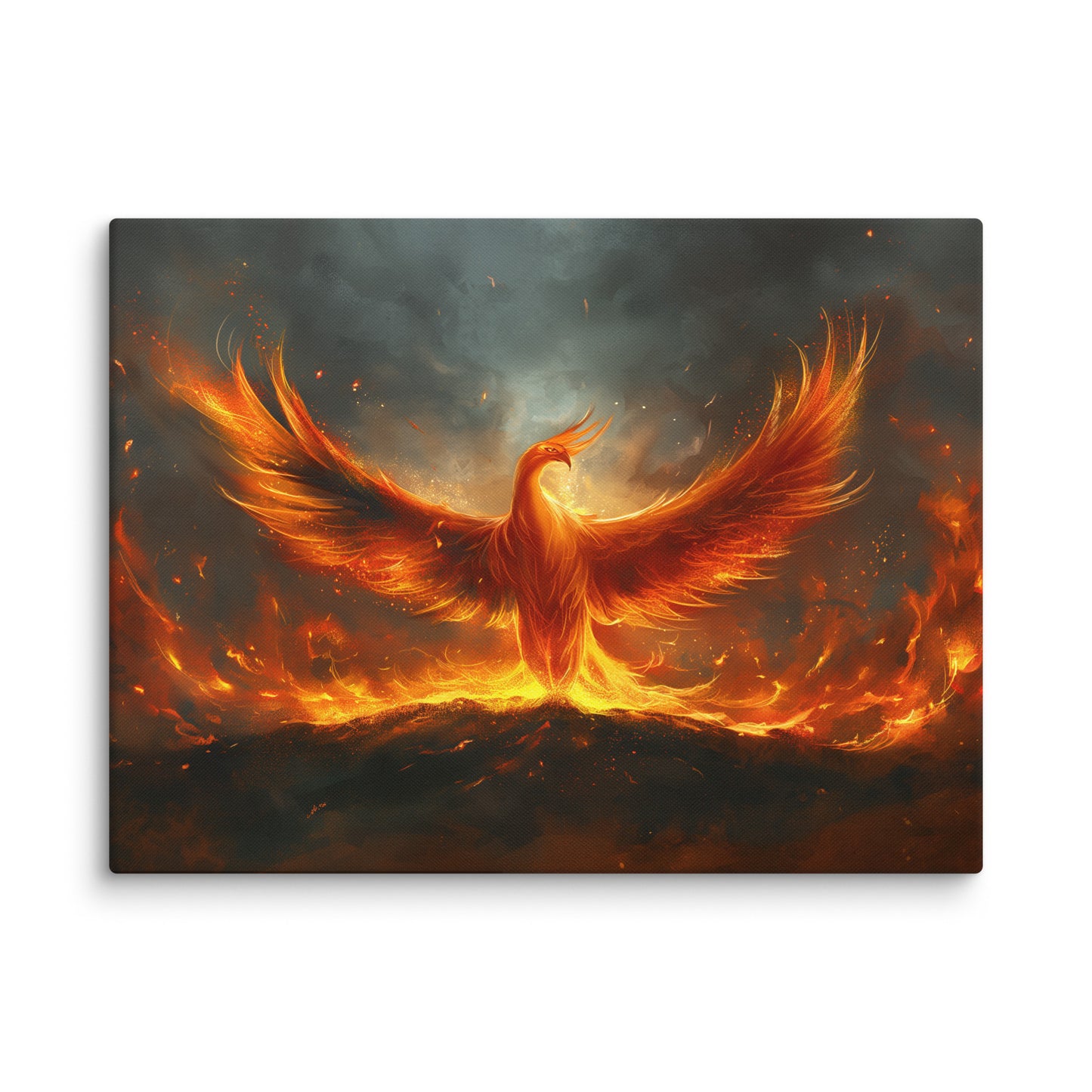 Tableau Phénix en Flammes Affiches, reproductions et œuvres graphiques Art Virtuoso L