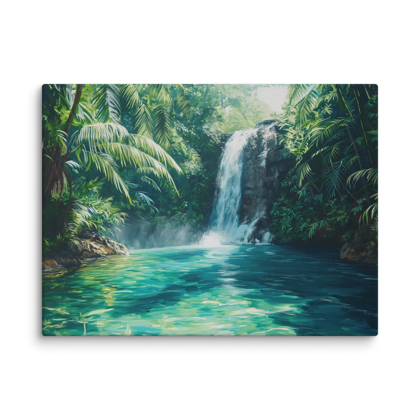 Tableau Peinture Cascade d Eau Affiches, reproductions et œuvres graphiques Art Virtuoso L