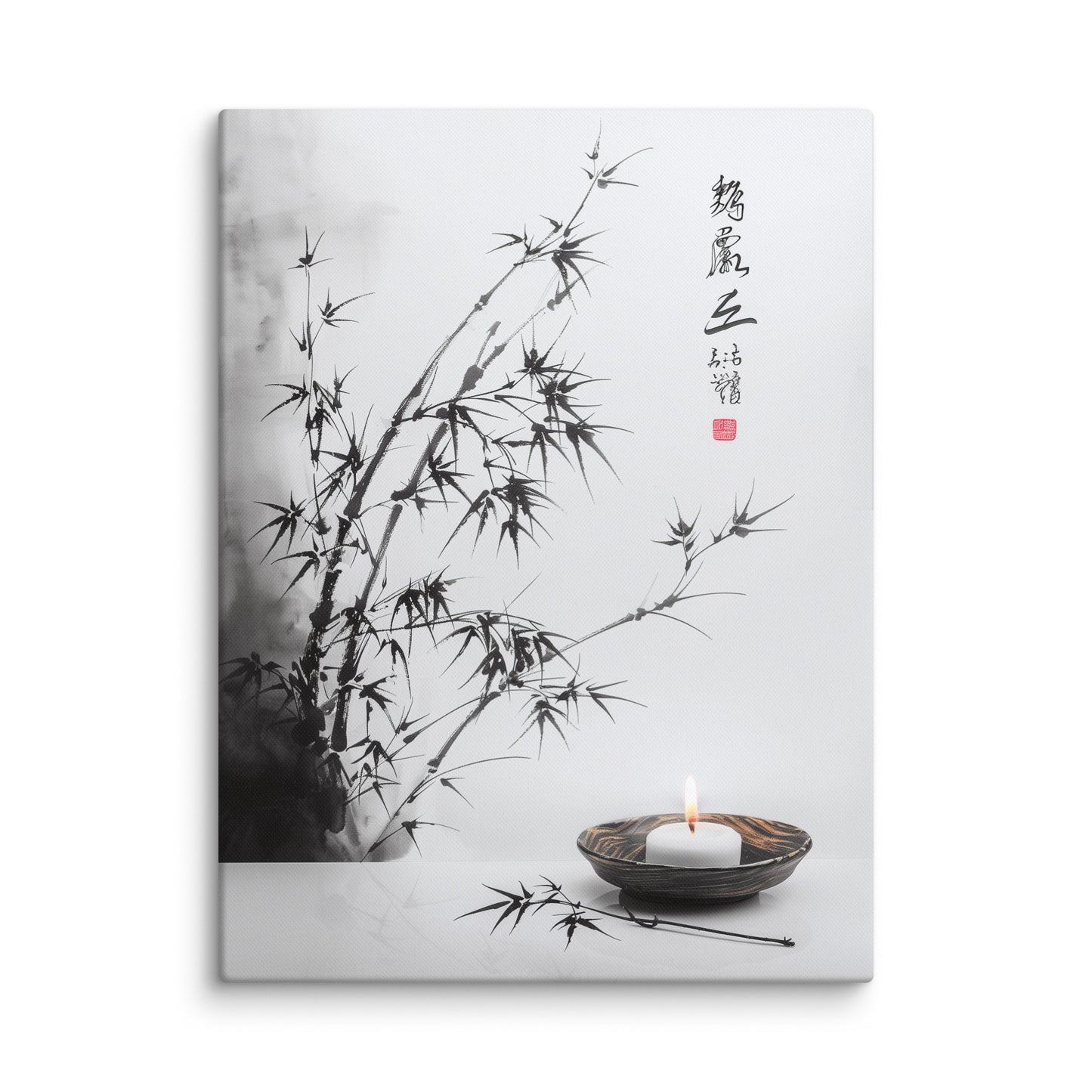 Tableau Japonais Noir et Blanc Affiches, reproductions et œuvres graphiques Art Virtuoso L