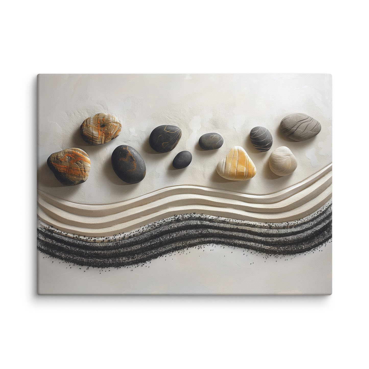 Tableau Ton Zen - Plage Rapportée Affiches, reproductions et œuvres graphiques Art Virtuoso L