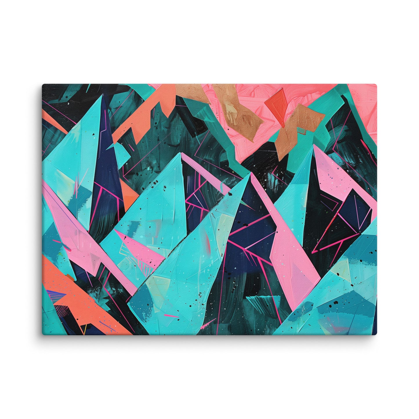 Tableau Montagne Pyrenees Abstrait Affiches, reproductions et œuvres graphiques Art Virtuoso L