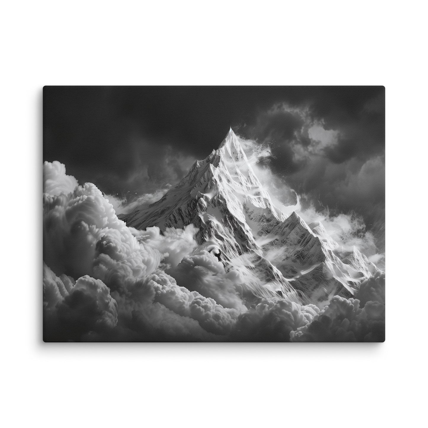 Tableau Montagne Noir et Blanc Affiches, reproductions et œuvres graphiques Art Virtuoso L