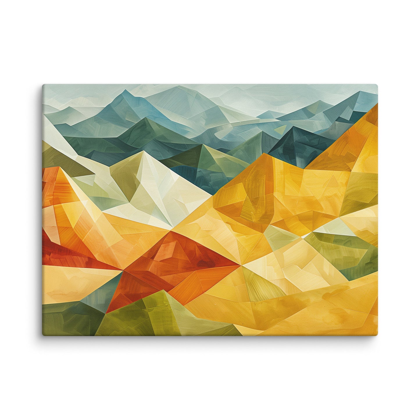 Tableau de Montagne Cubiste Affiches, reproductions et œuvres graphiques Art Virtuoso L