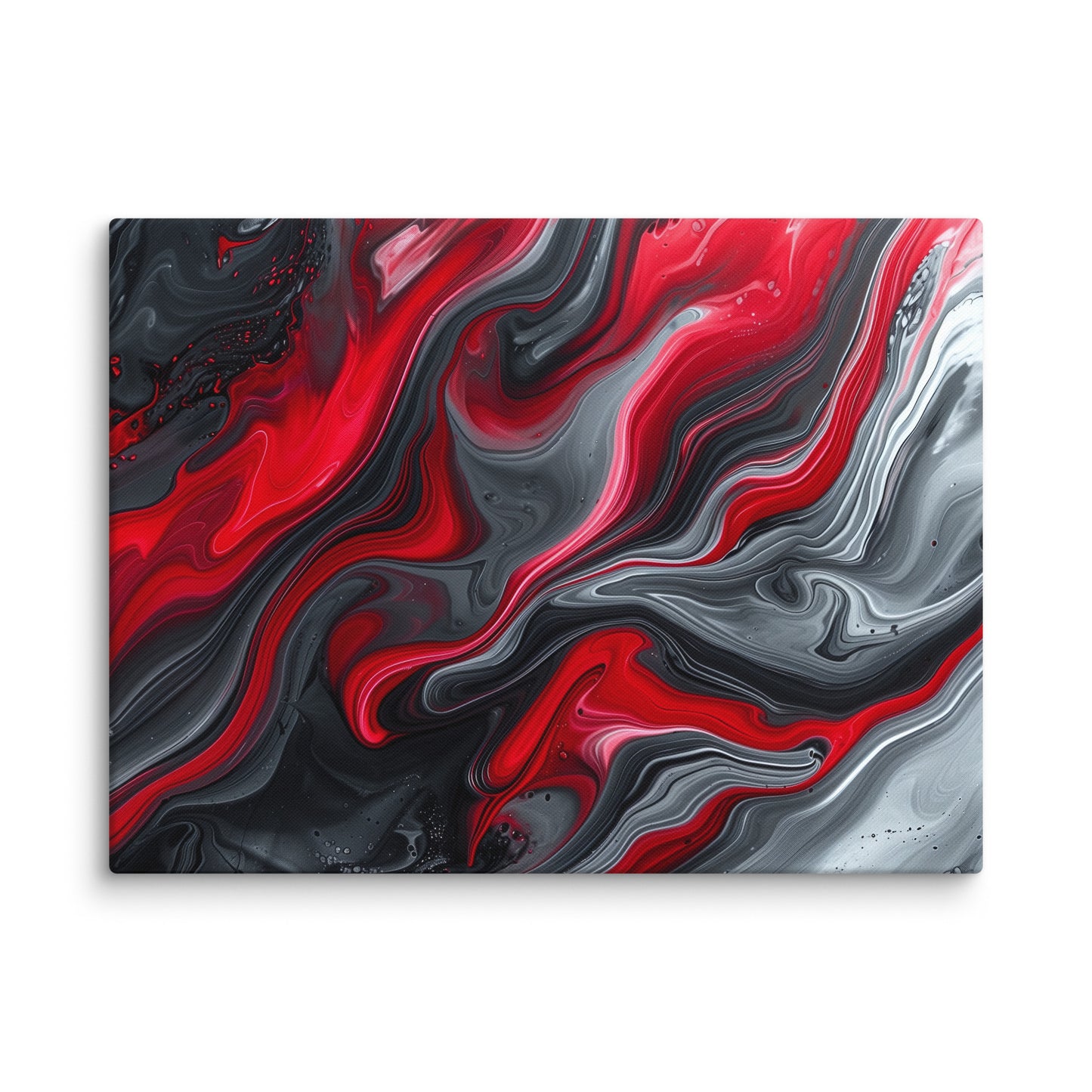 Tableau Design Rouge et Gris Affiches, reproductions et œuvres graphiques Art Virtuoso L