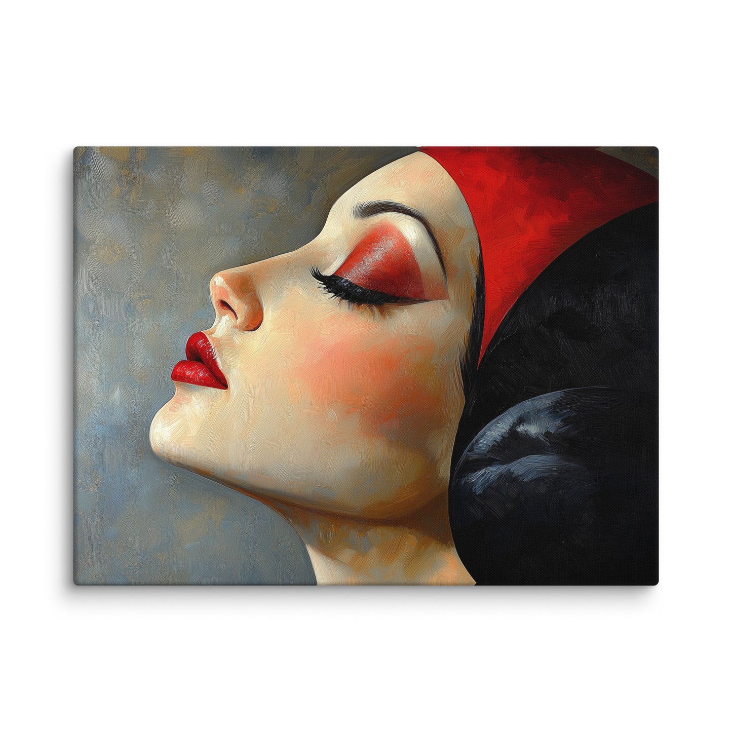 Toile Visage - Art Deco Affiches, reproductions et œuvres graphiques Art Virtuoso L