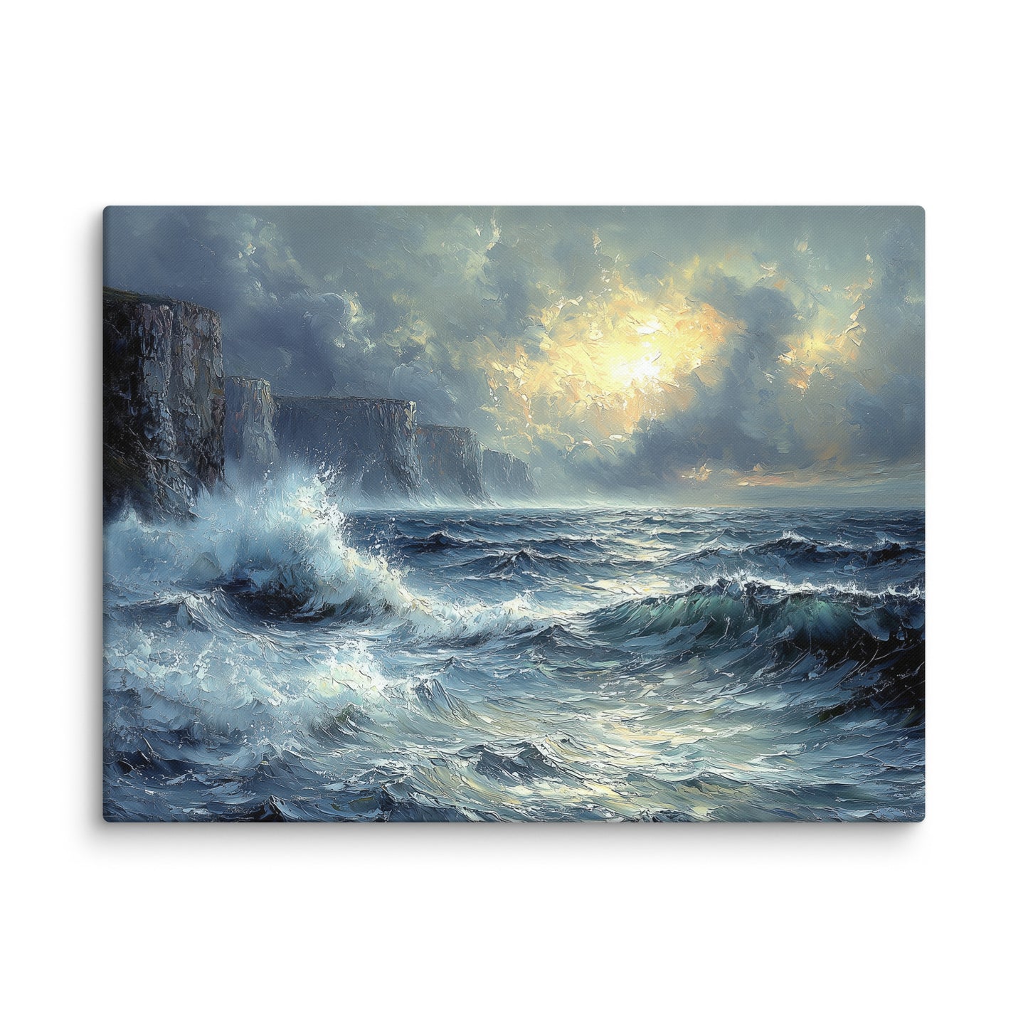 Tableau Style Romantique - Côtes Déchaînées Affiches, reproductions et œuvres graphiques Art Virtuoso L