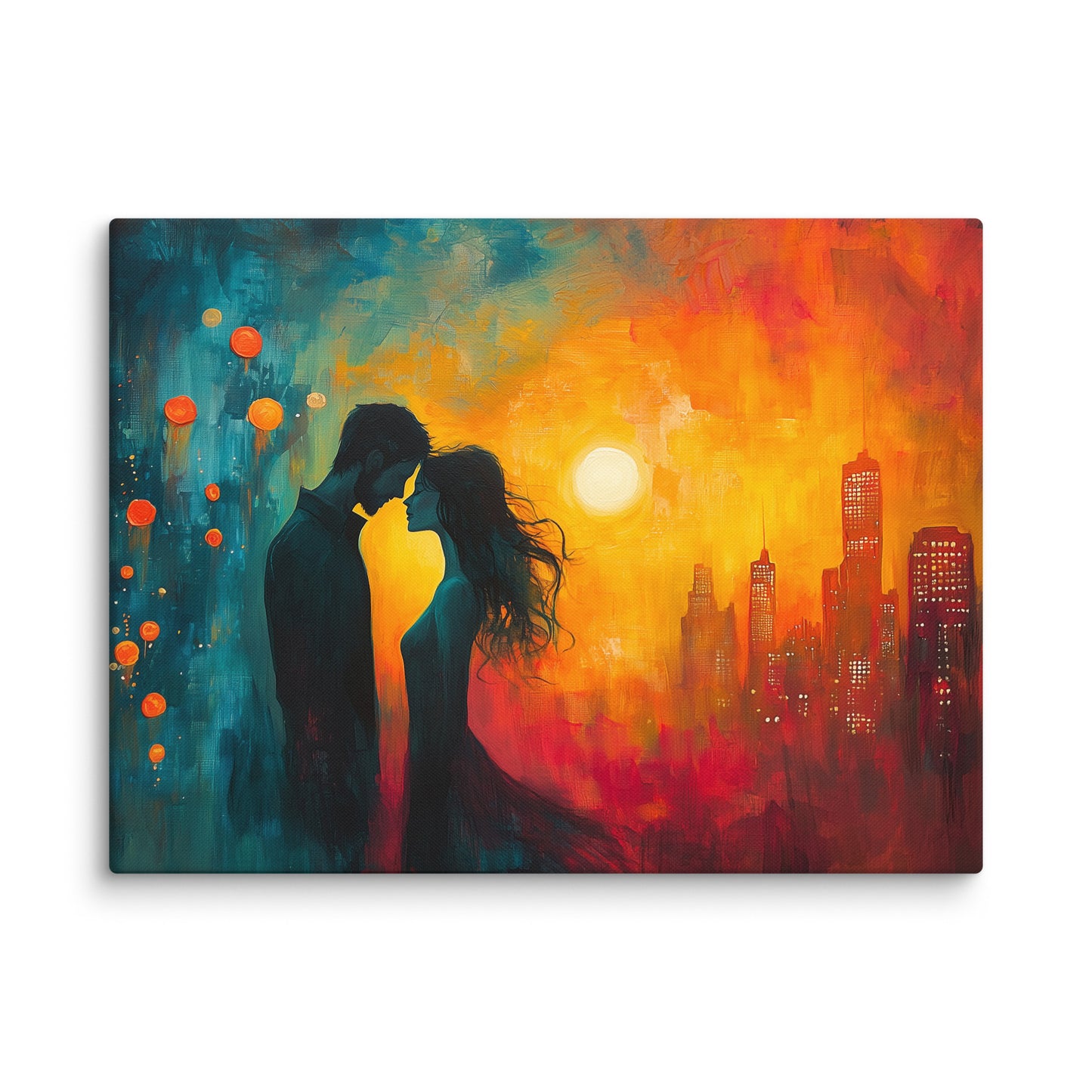 Peinture Romantique Contemporain - Sous Le Soleil Couchant Affiches, reproductions et œuvres graphiques Art Virtuoso L