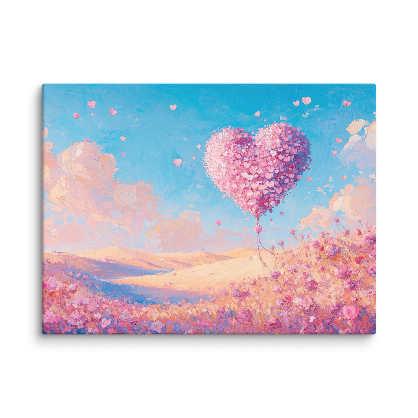 Peinture Surréaliste - Amour en Rose Affiches, reproductions et œuvres graphiques Art Virtuoso L