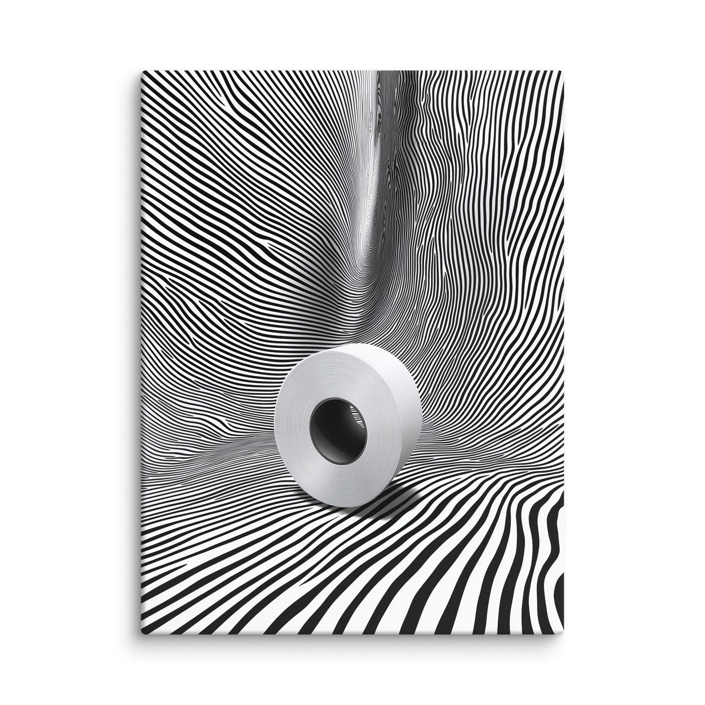 Tableau Original pour WC - Op Art Affiches, reproductions et œuvres graphiques Art Virtuoso L