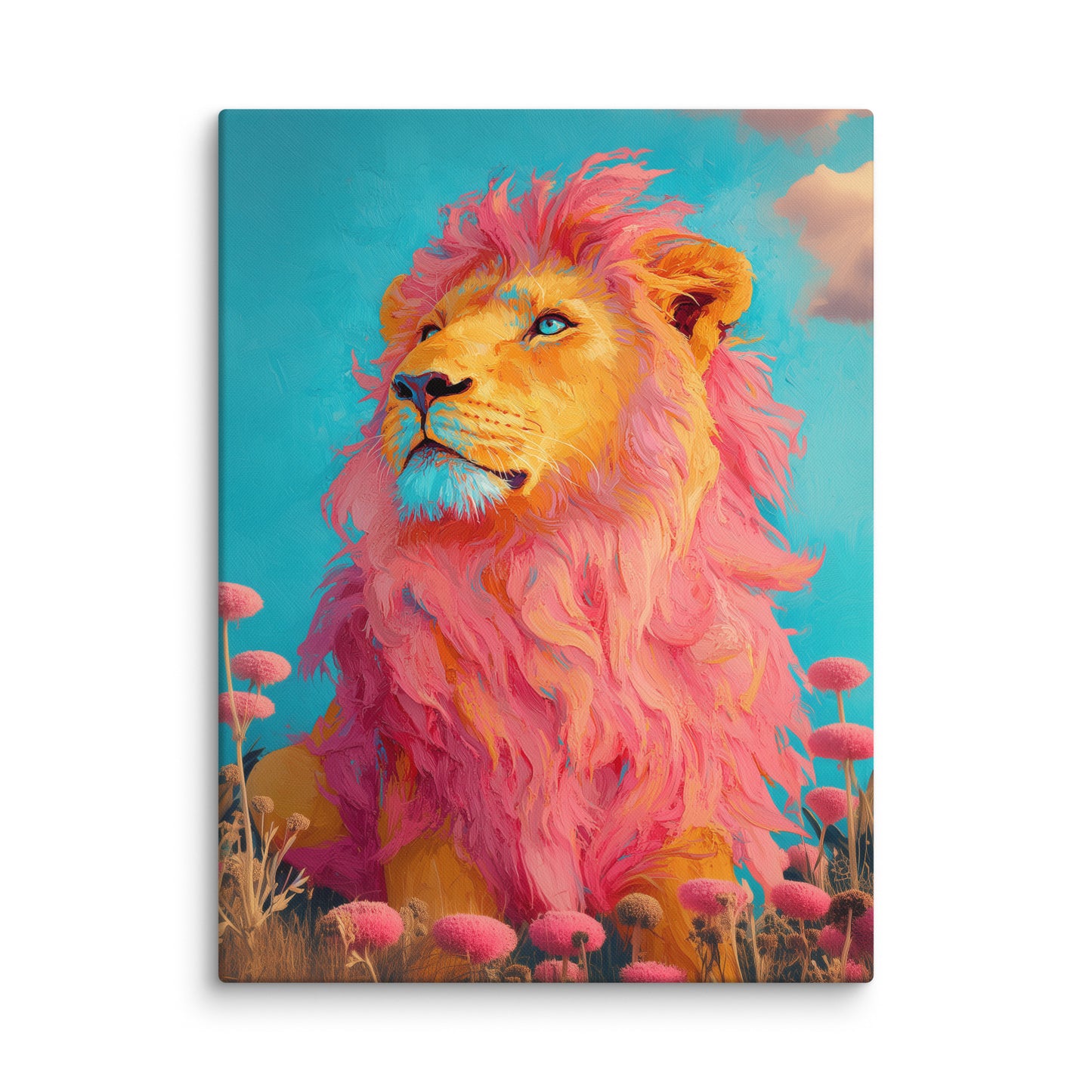 Tableau Original Lion Affiches, reproductions et œuvres graphiques Art Virtuoso L