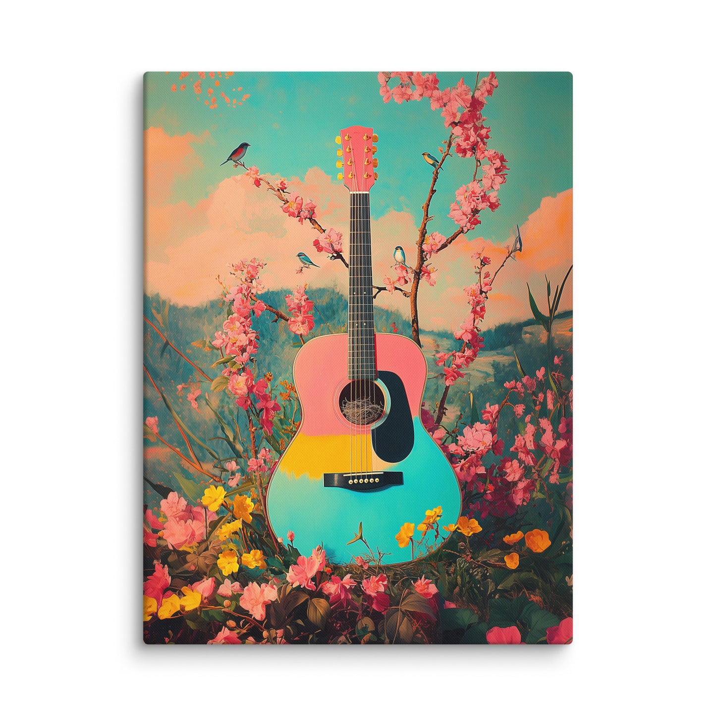 Tableau Guitare Original Affiches, reproductions et œuvres graphiques Art Virtuoso L