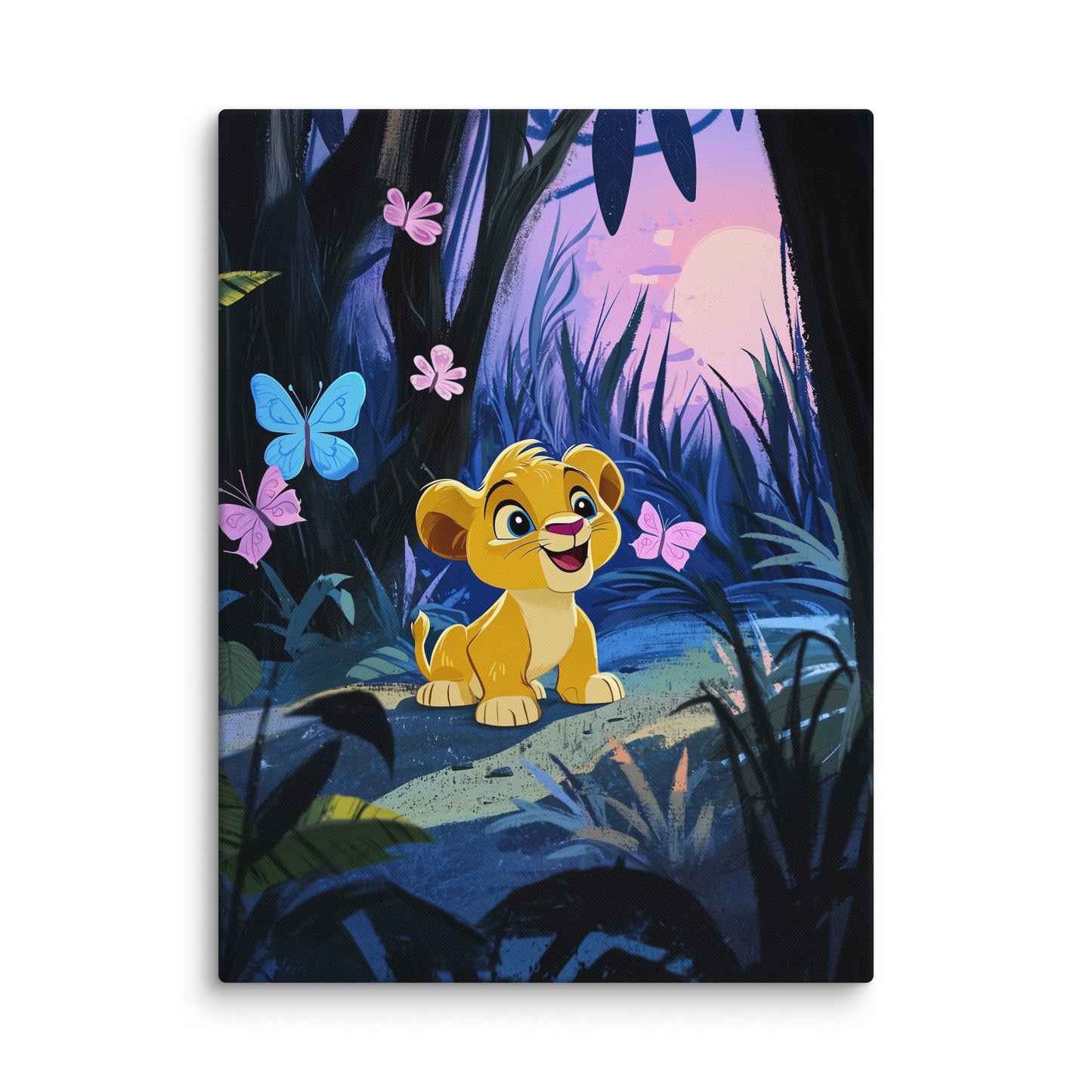 Toile Decoration Lion - Chambre Bébé Affiches, reproductions et œuvres graphiques Art Virtuoso L