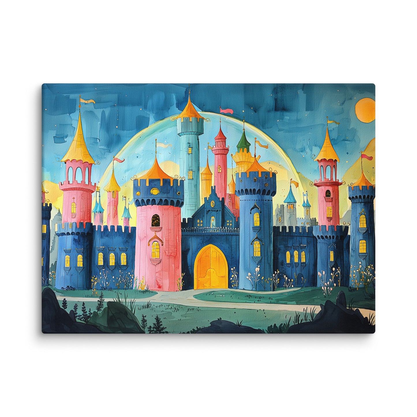 Château Peinture Enfant Affiches, reproductions et œuvres graphiques Art Virtuoso L