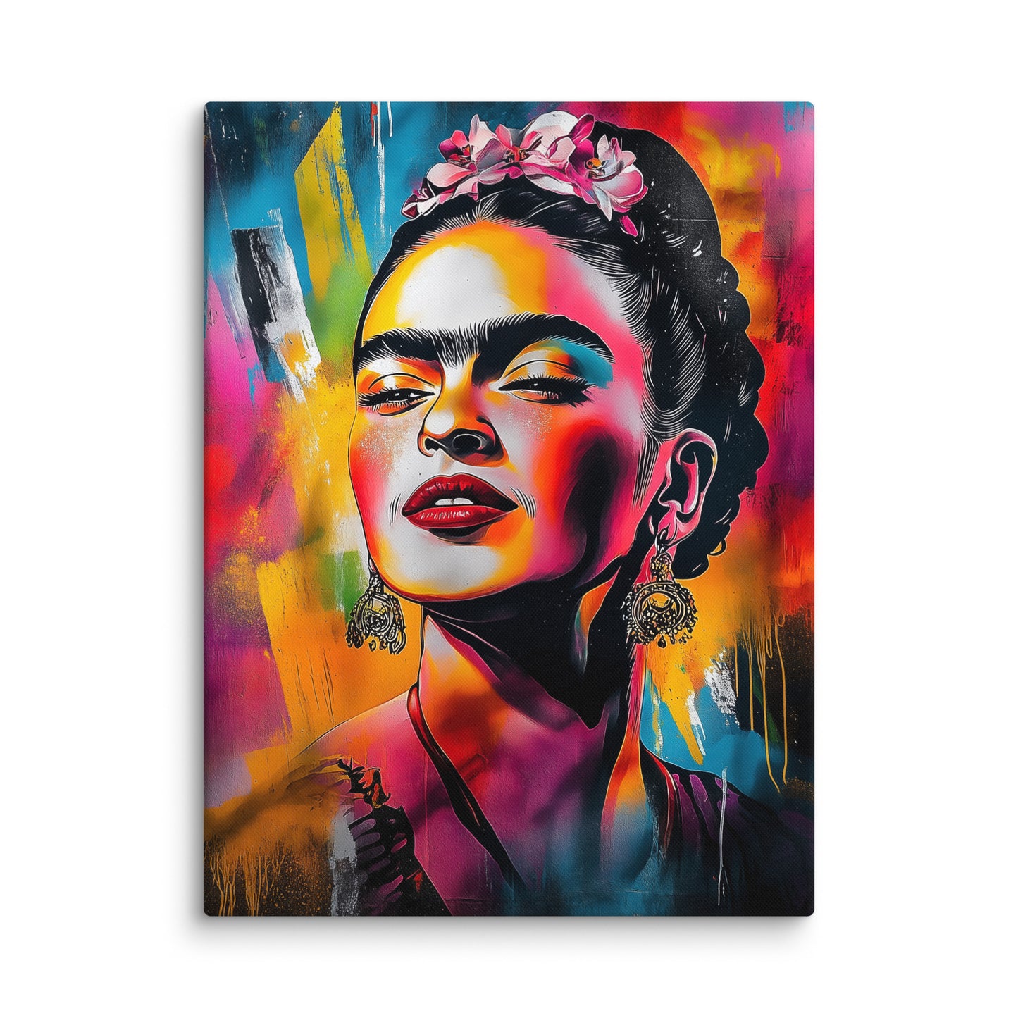 Tableau Peinture Frida Kahlo Pop Art Affiches, reproductions et œuvres graphiques Art Virtuoso L
