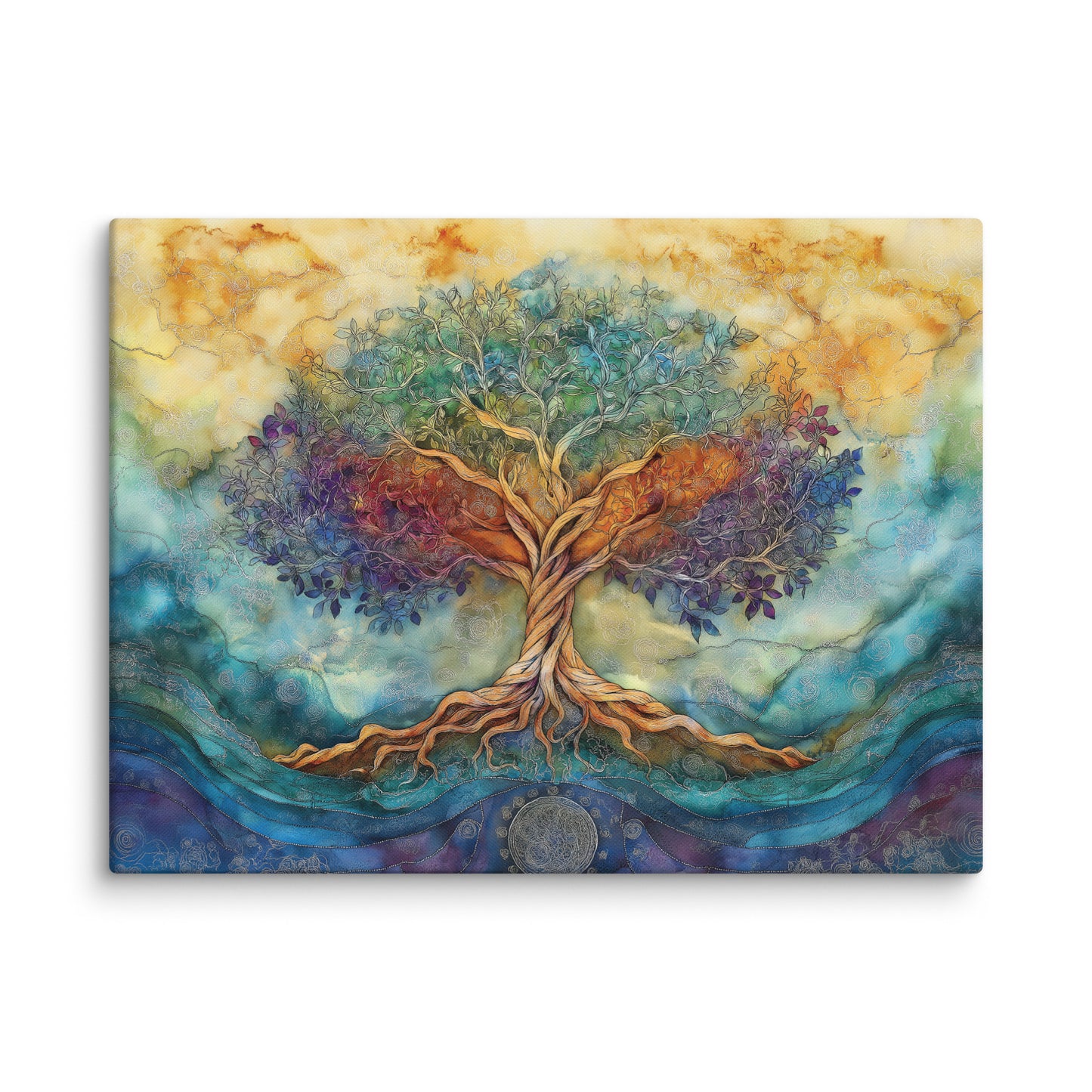 Dessin Arbre de Vie Coloré Affiches, reproductions et œuvres graphiques Art Virtuoso L