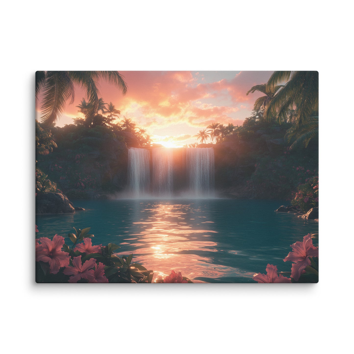 Peinture Paysage Paradisiaque Affiches, reproductions et œuvres graphiques Art Virtuoso L