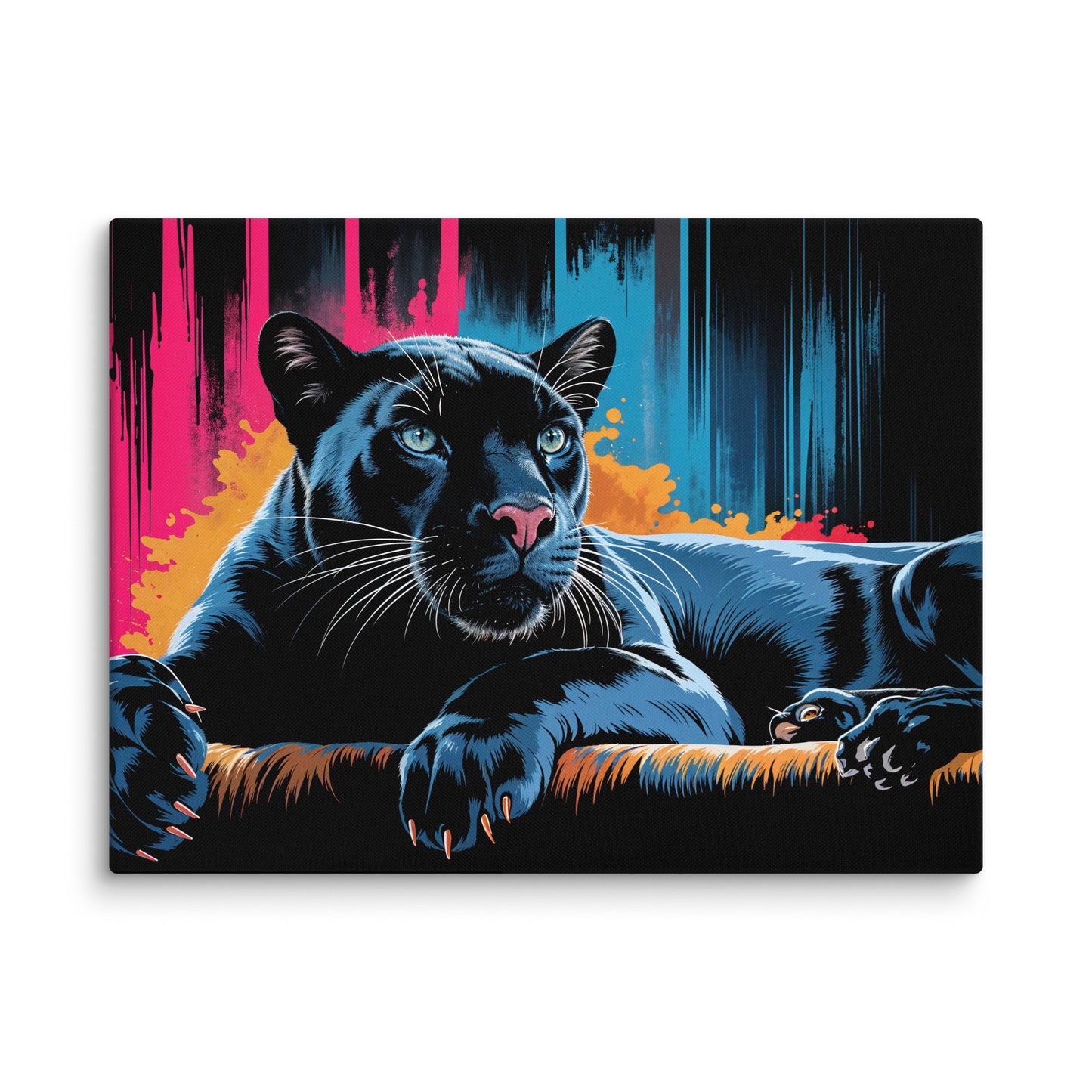 Peinture Panthère Noire - Pop Art Affiches, reproductions et œuvres graphiques Art Virtuoso L