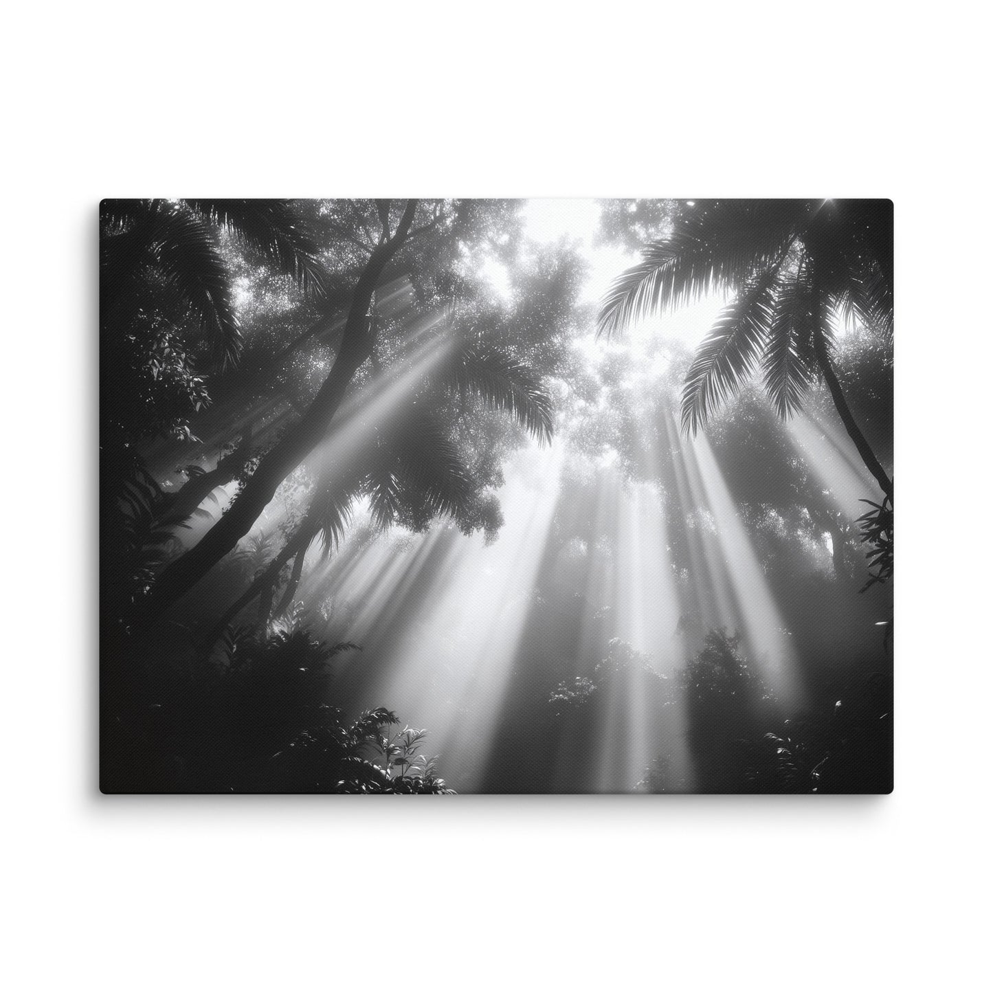 Toile Jungle Noir et Blanc Affiches, reproductions et œuvres graphiques Art Virtuoso L