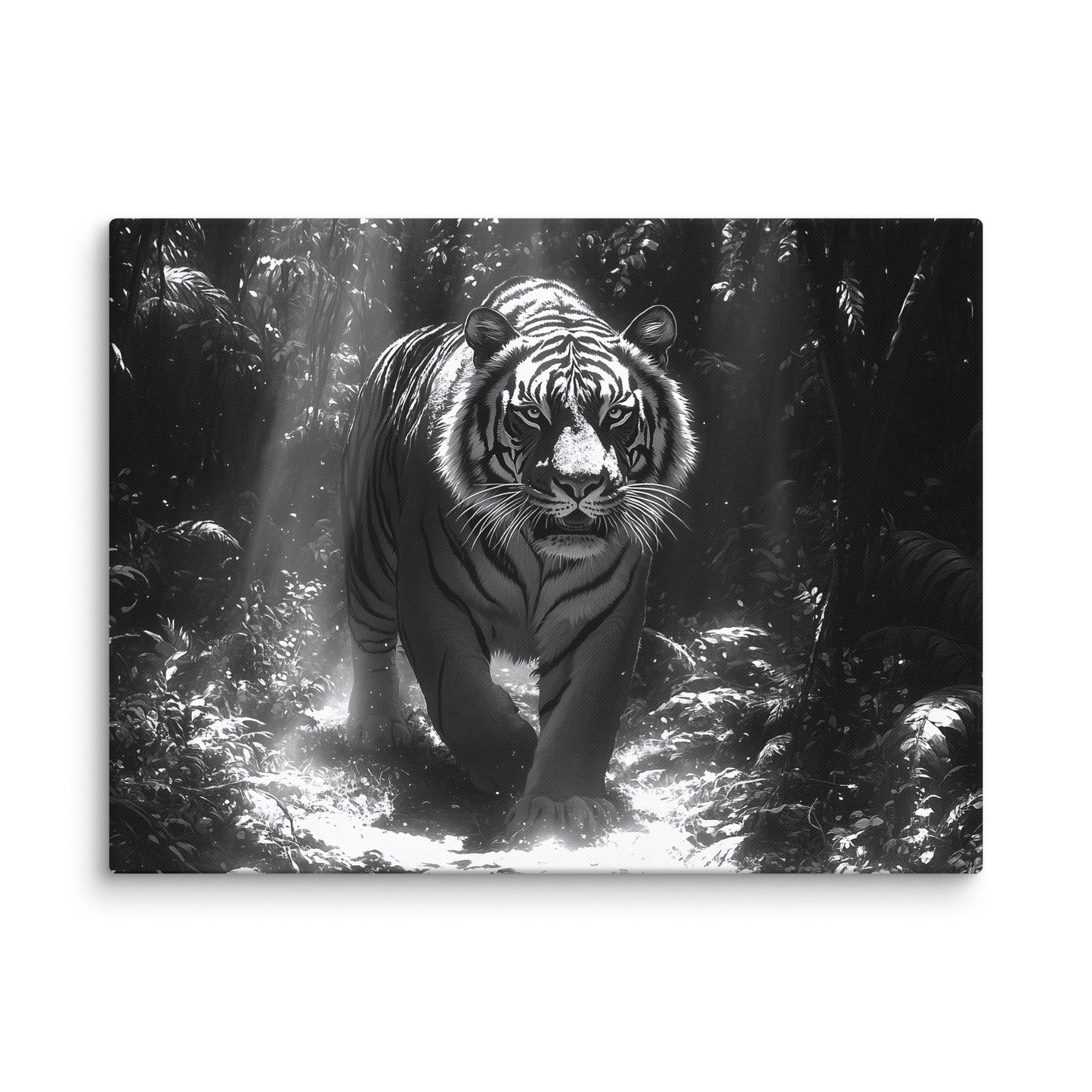 Tableau Tigre Noir et Blanc Affiches, reproductions et œuvres graphiques Art Virtuoso L