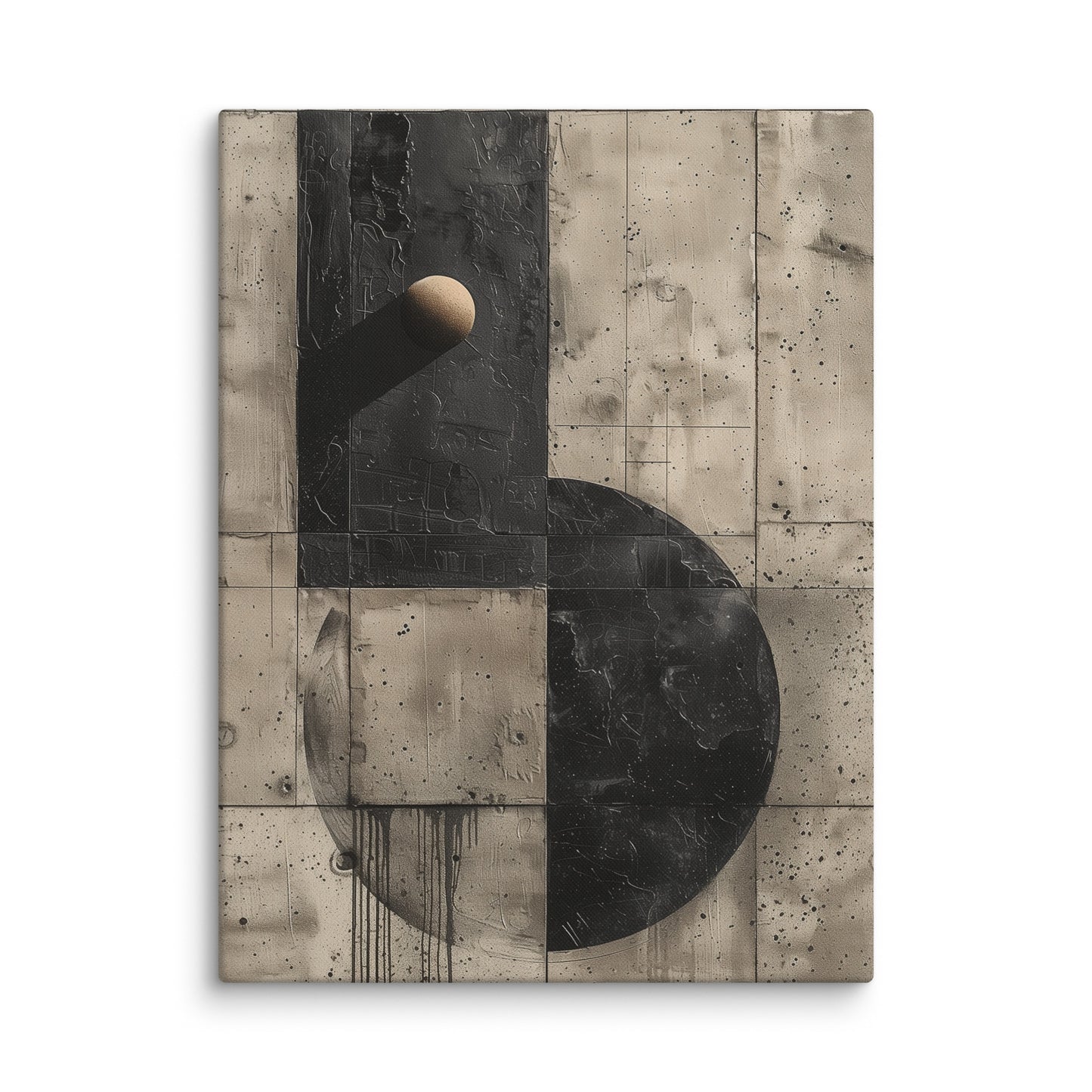 Peinture Noir et Blanc Simple Affiches, reproductions et œuvres graphiques Art Virtuoso L