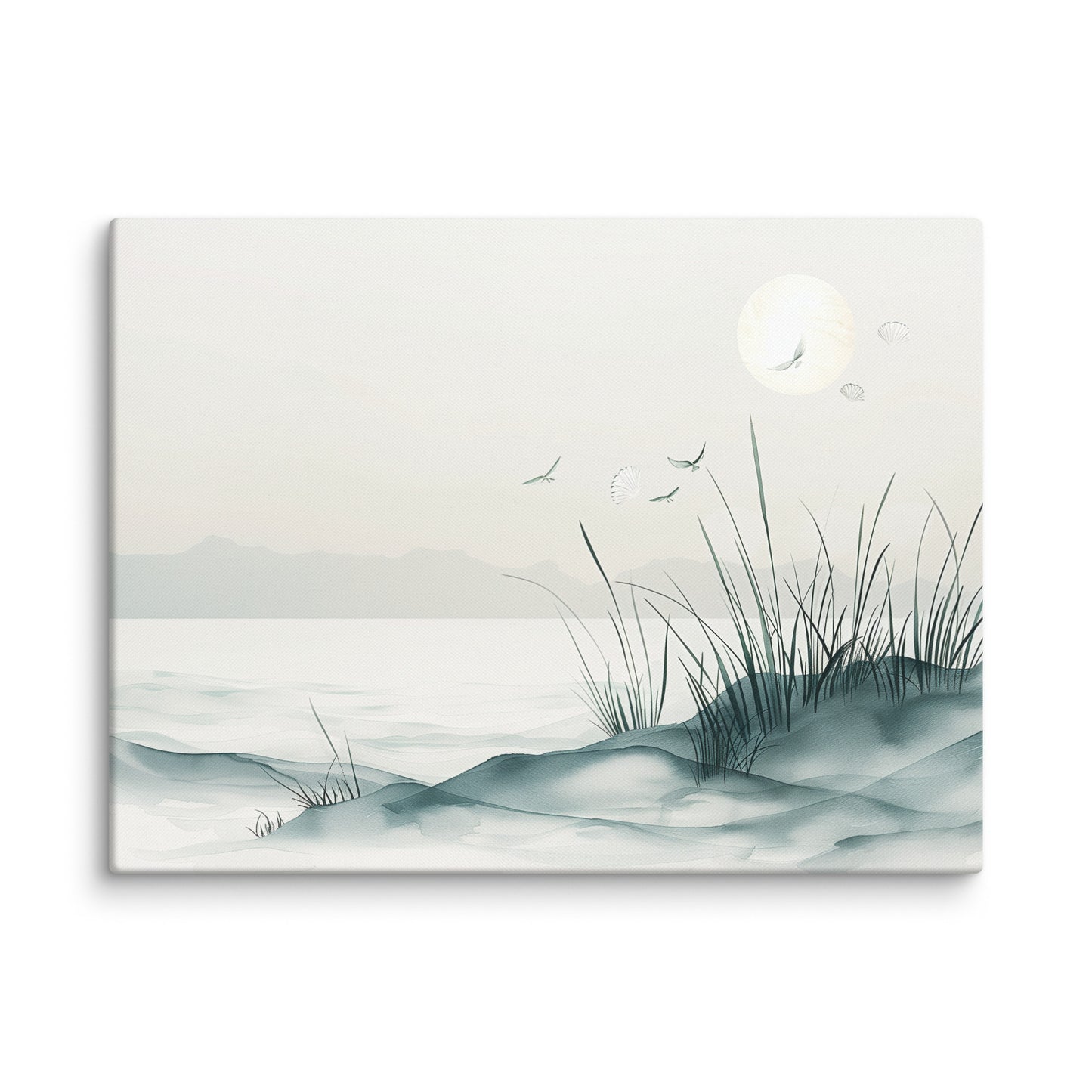 Toile Plage - Peinture Simple Affiches, reproductions et œuvres graphiques Art Virtuoso L