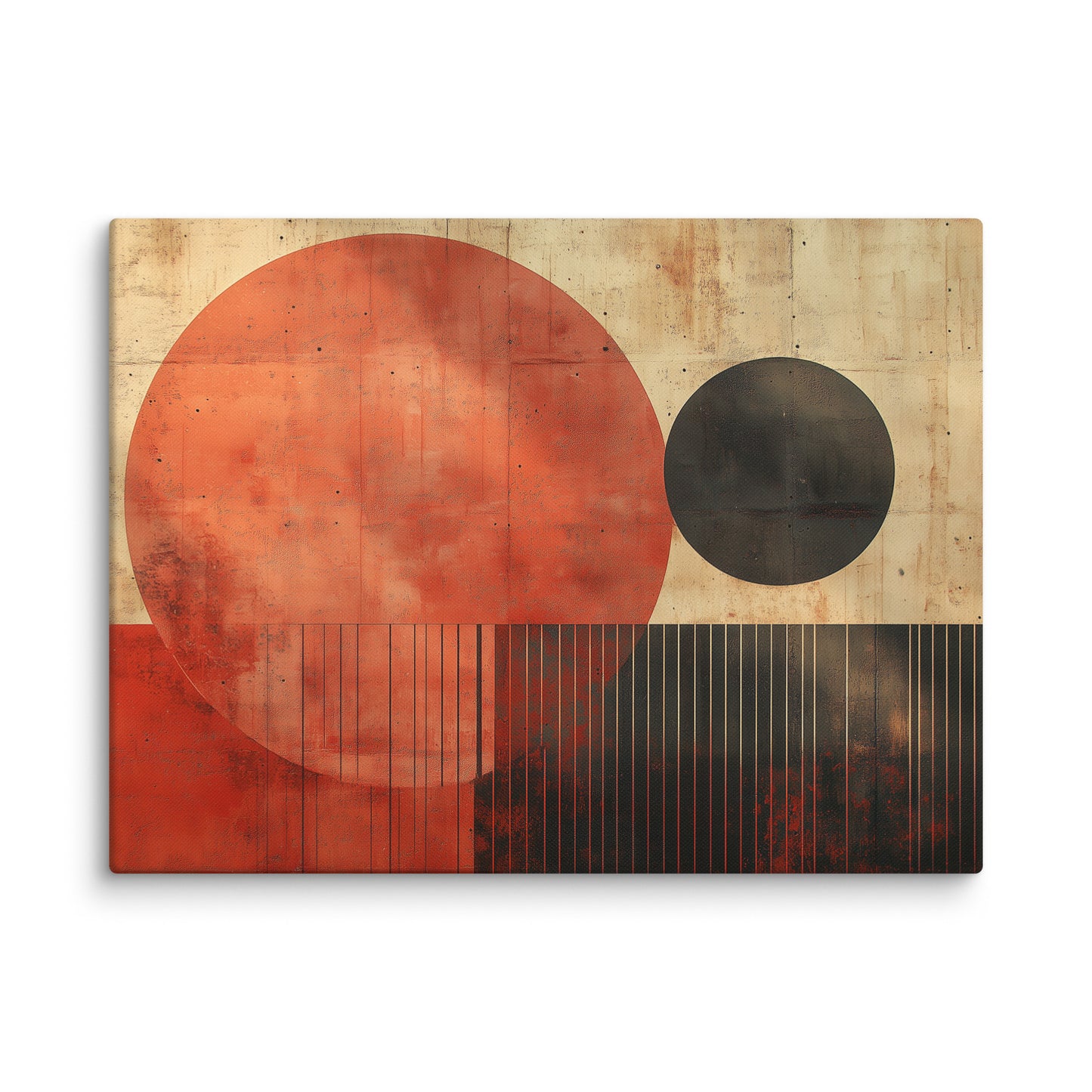 Tableau Terracotta et Noir Affiches, reproductions et œuvres graphiques Art Virtuoso L