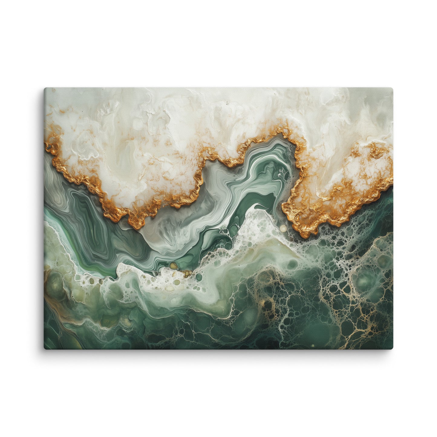 Tableau Terracotta et Vert Émeraude Affiches, reproductions et œuvres graphiques Art Virtuoso L