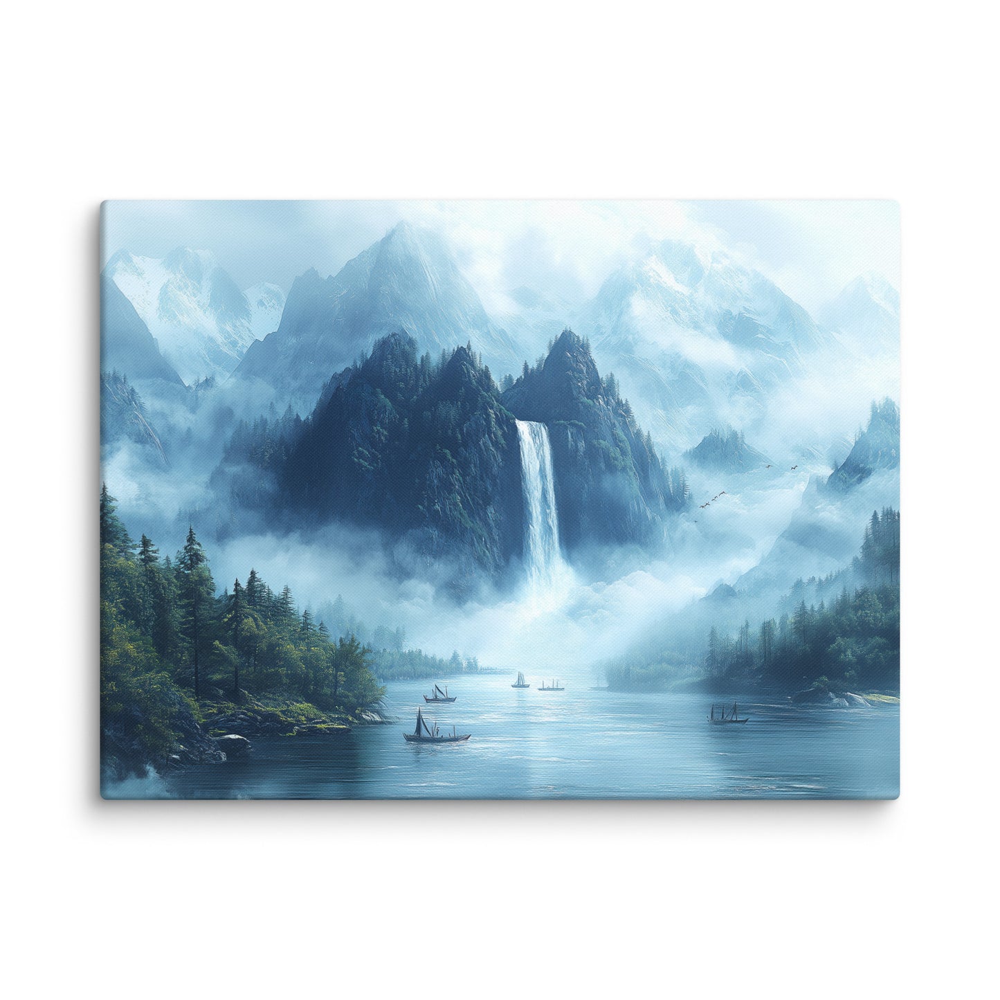 Tableau Paysage Asiatique - Cascade Céleste Affiches, reproductions et œuvres graphiques Art Virtuoso L