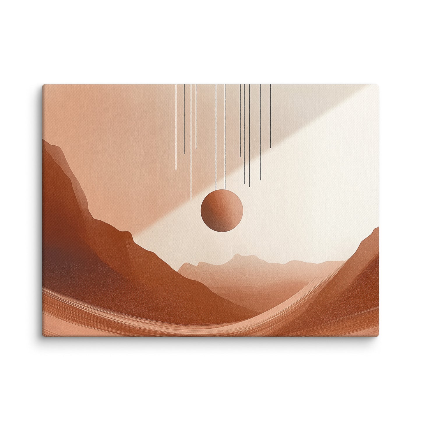 Tableau Horizontal Terracotta - Horizons Mystérieux Affiches, reproductions et œuvres graphiques Art Virtuoso L