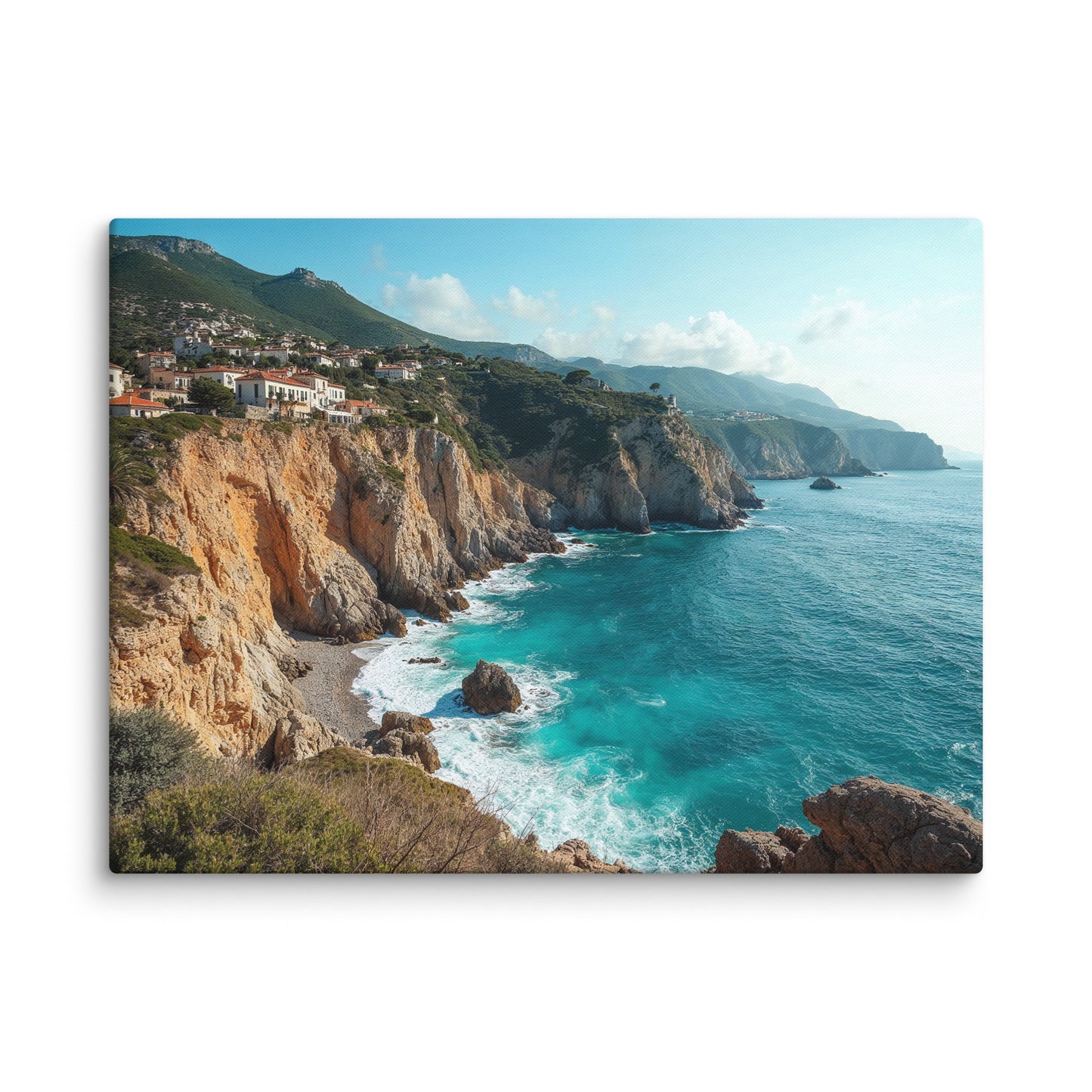 Tableau Photo Corse - Calanques Dorées Affiches, reproductions et œuvres graphiques Art Virtuoso L