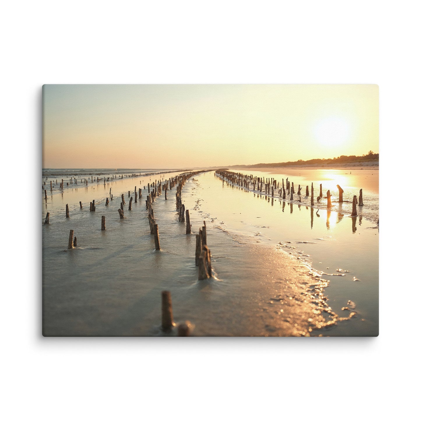 Tableau Photo Bassin D Arcachon - Reflets du Couchant Affiches, reproductions et œuvres graphiques Art Virtuoso L