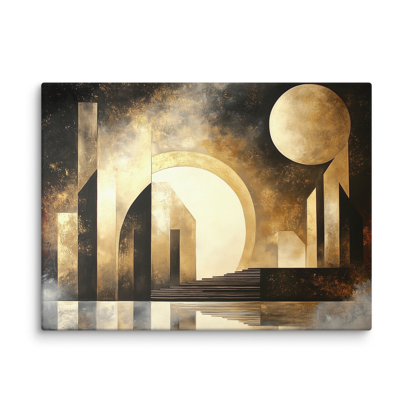 Peinture Art Deco - Toile Métropolis Affiches, reproductions et œuvres graphiques Art Virtuoso L