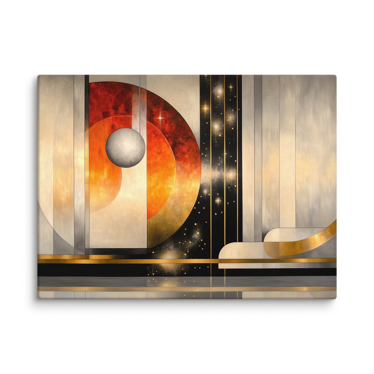 Art Deco - Peinture Murale Cosmos Affiches, reproductions et œuvres graphiques Art Virtuoso L