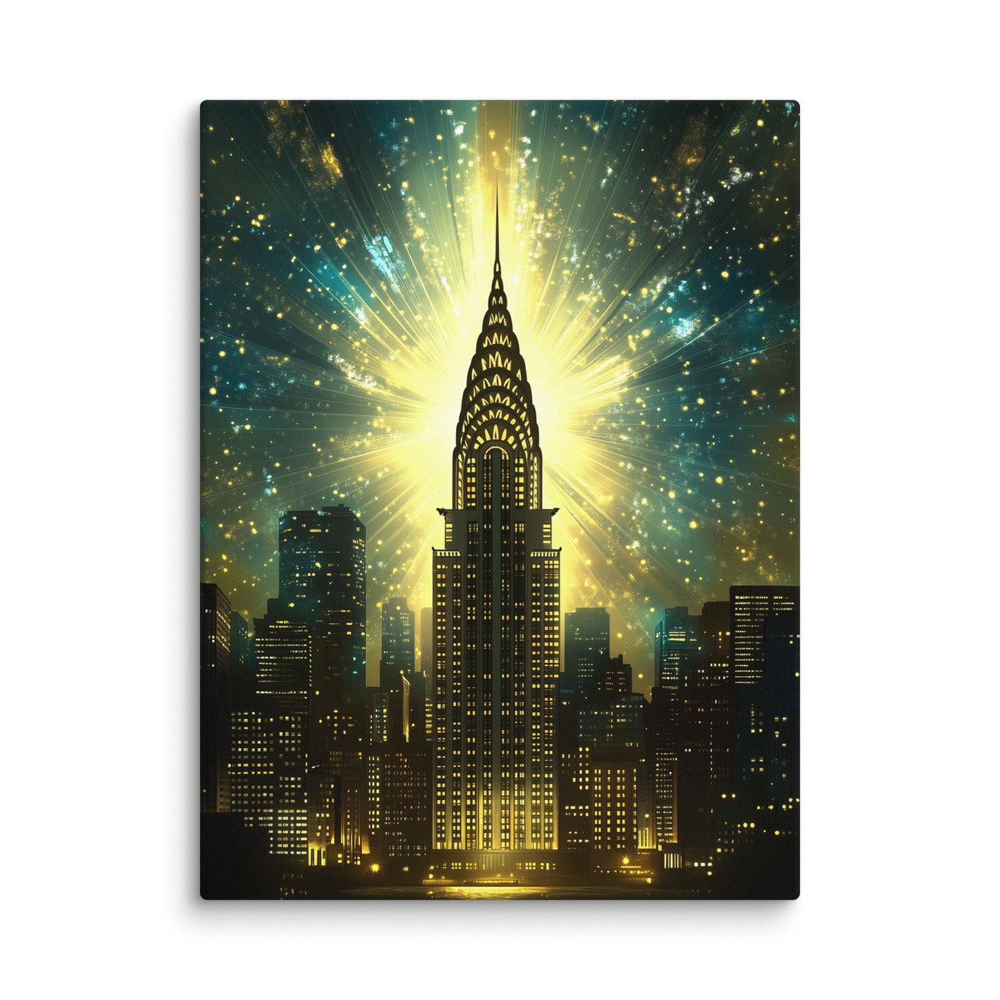 Tableau Chrysler Building - Art Deco Affiches, reproductions et œuvres graphiques Art Virtuoso L