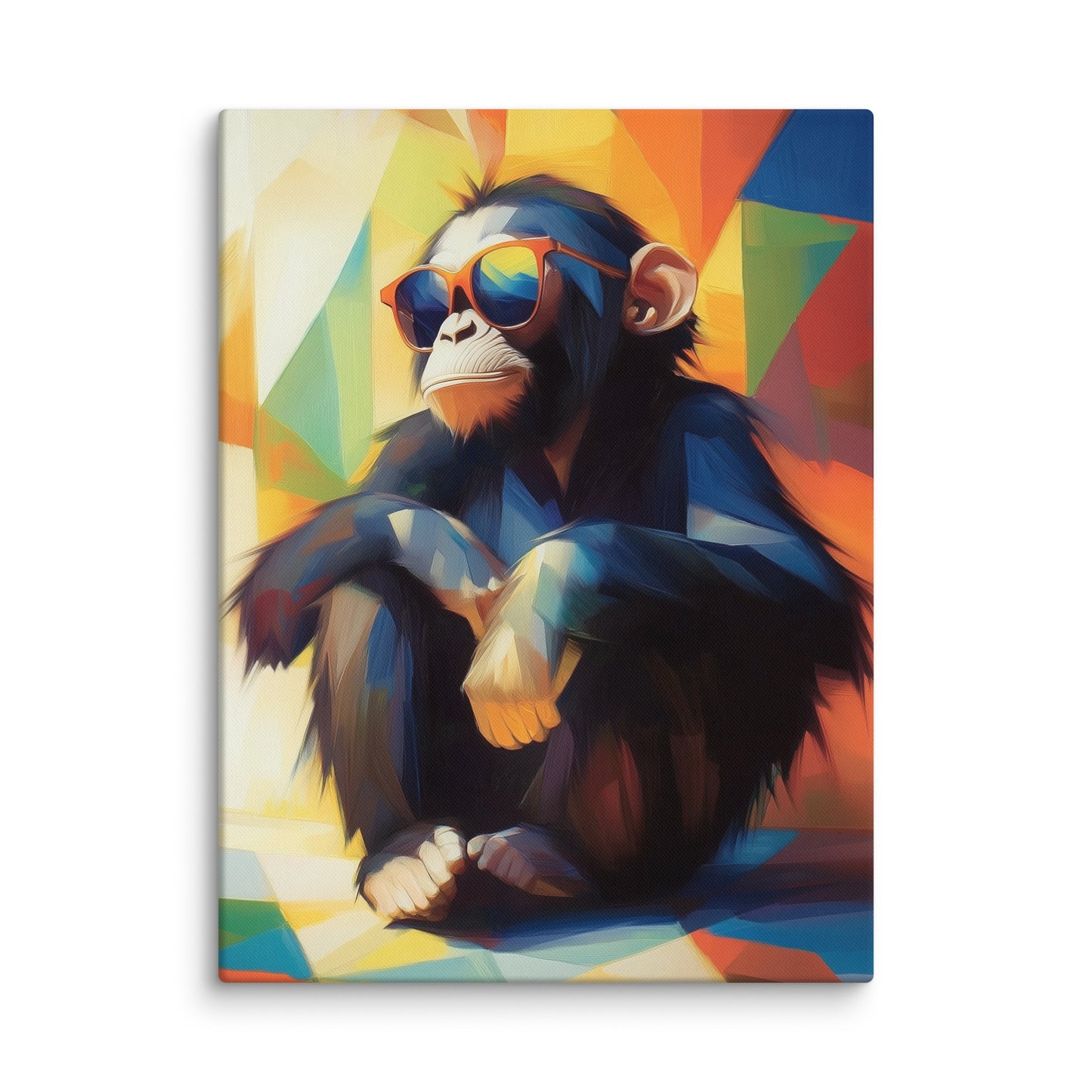 Tableau Singe Moderne - Cool Attitude Affiches, reproductions et œuvres graphiques Art Virtuoso L