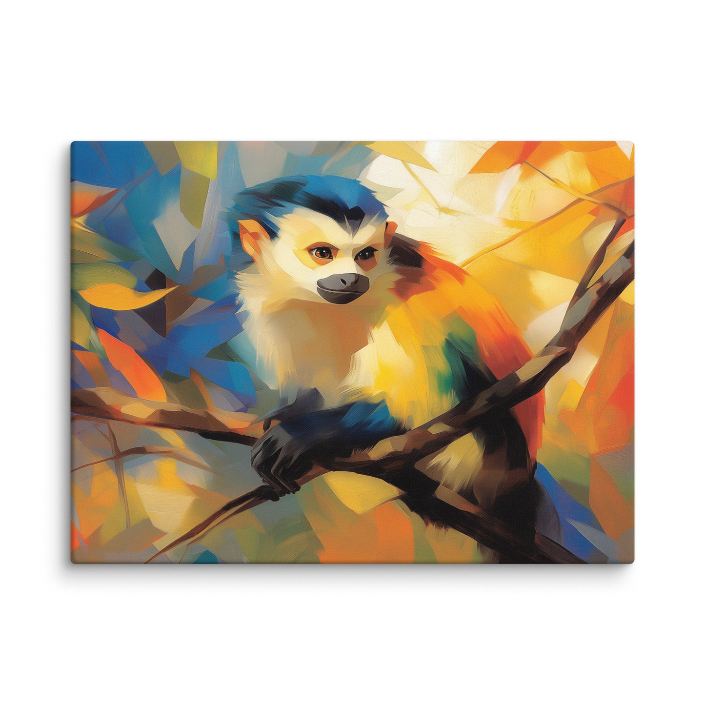 Tableau Singe Couleur - Esprit de la Jungle Affiches, reproductions et œuvres graphiques Art Virtuoso L