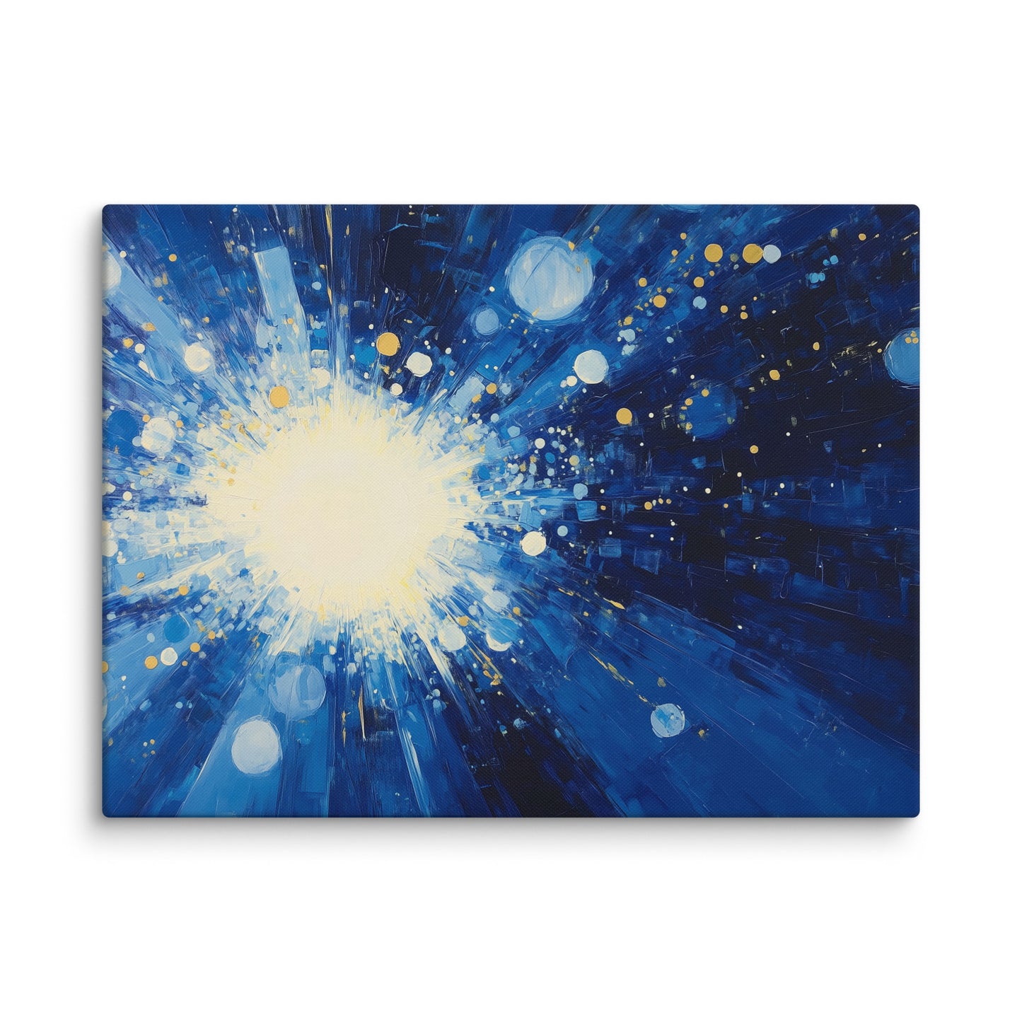 Tableau Bleu Roi - Supernova Affiches, reproductions et œuvres graphiques Art Virtuoso L