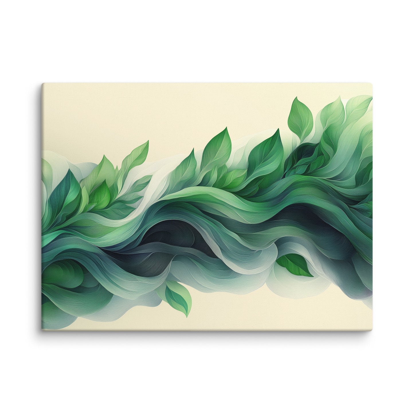 Tableau Vert Design - Vagues Végétales Affiches, reproductions et œuvres graphiques Art Virtuoso L