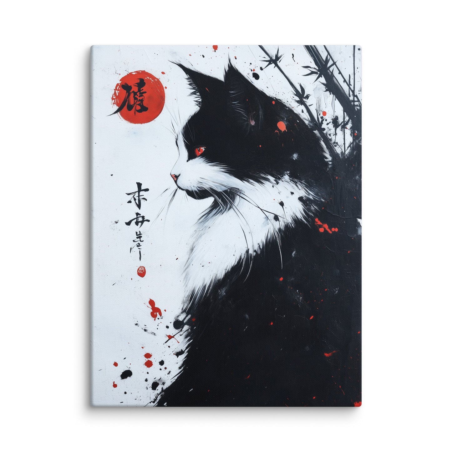 Tableau Peinture - Chat Japonais Affiches, reproductions et œuvres graphiques Art Virtuoso L
