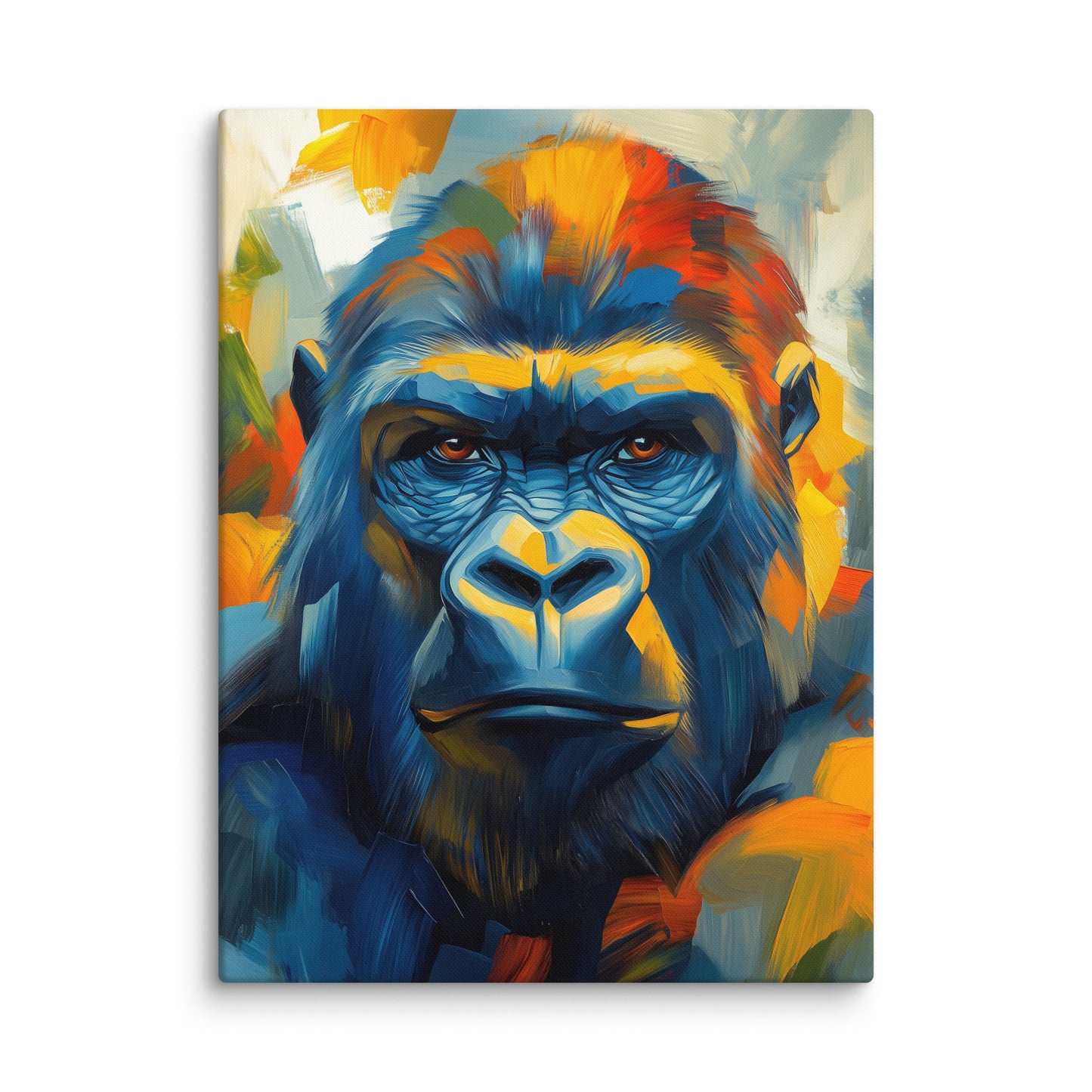 Tableau Tête de Gorille : Éclat Sauvage Affiches, reproductions et œuvres graphiques Art Virtuoso L