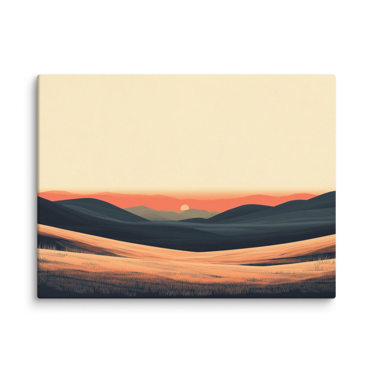 Grand Tableau Salon Design : Vers l'Horizon Affiches, reproductions et œuvres graphiques Art Virtuoso L