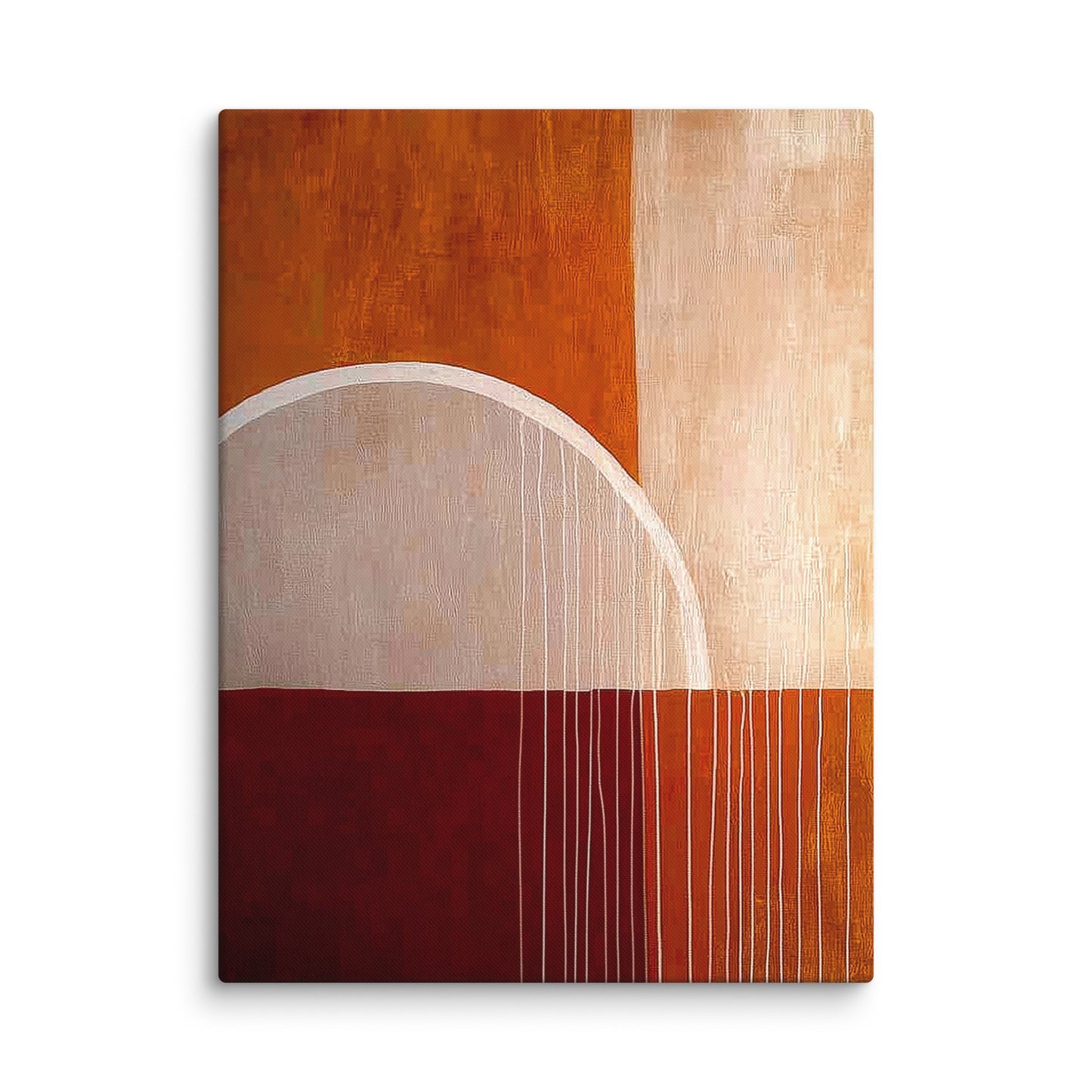 Tableau Design Terracotta - En Abstraction Affiches, reproductions et œuvres graphiques Art Virtuoso L