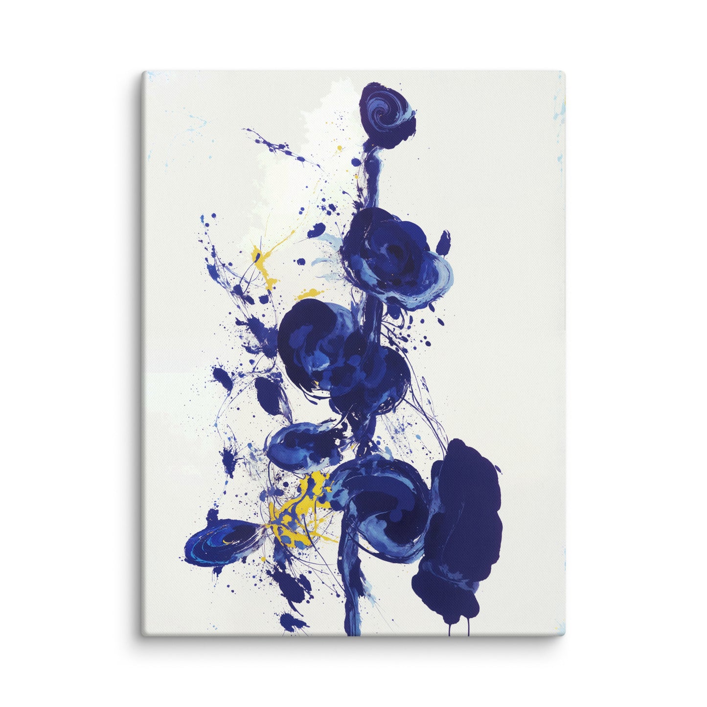 Tableau Peinture - Fleur Bleu Abstraite Affiches, reproductions et œuvres graphiques Art Virtuoso L